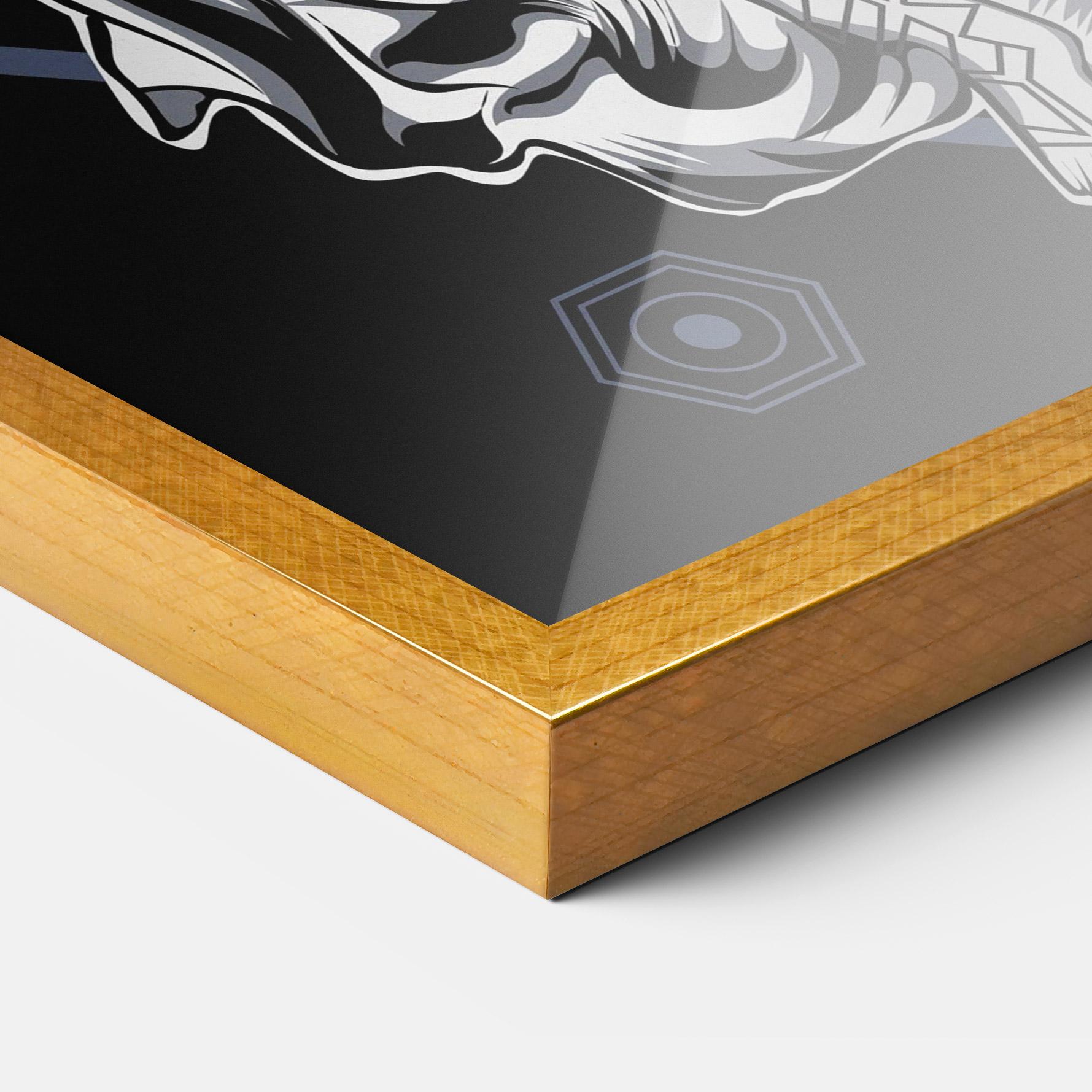 Keretezett Poszter Angel Fights mockup 3