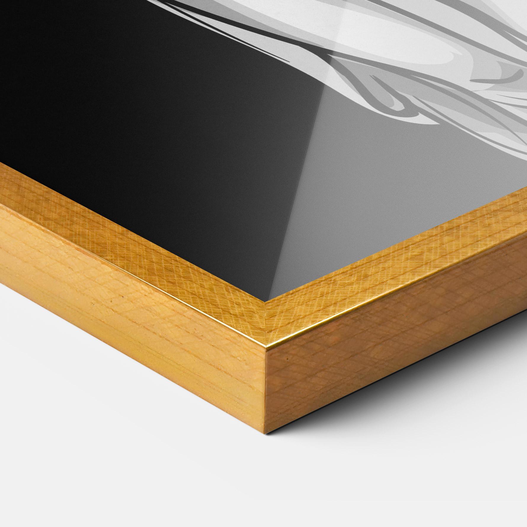 Keretezett Poszter Angel Hand mockup 3