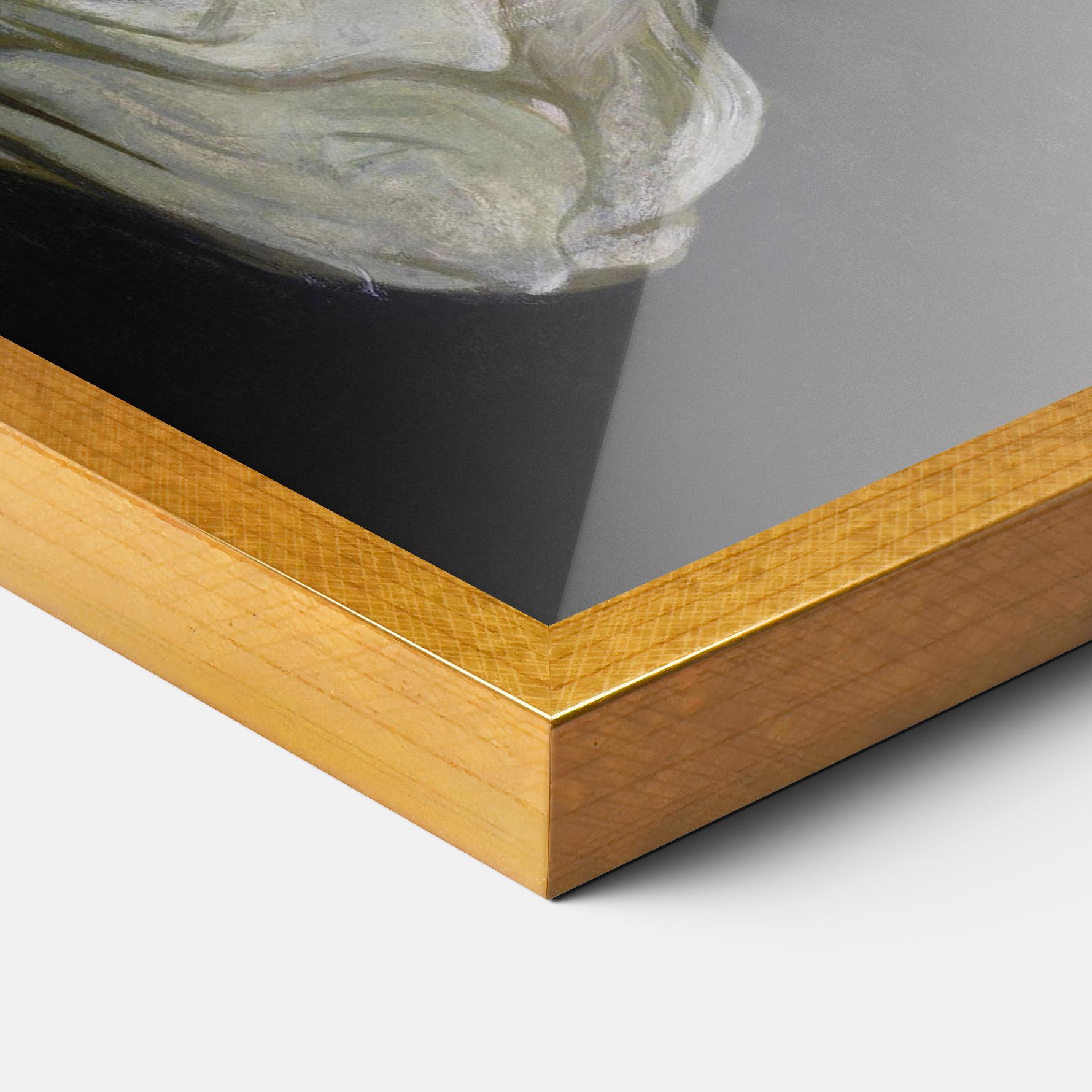 Keretezett Poszter Angel Thinking mockup 3