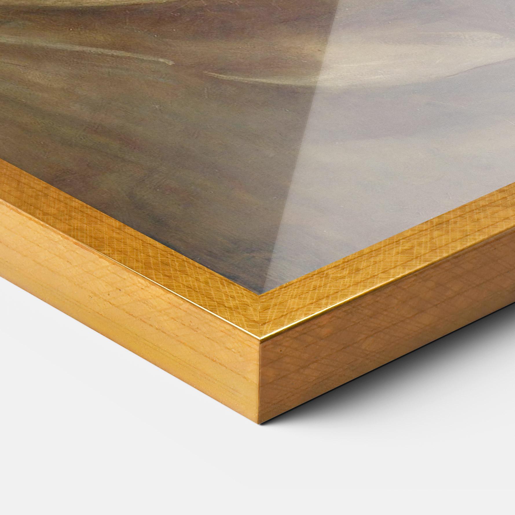 Keretezett Poszter Angel Woman Painting mockup 3