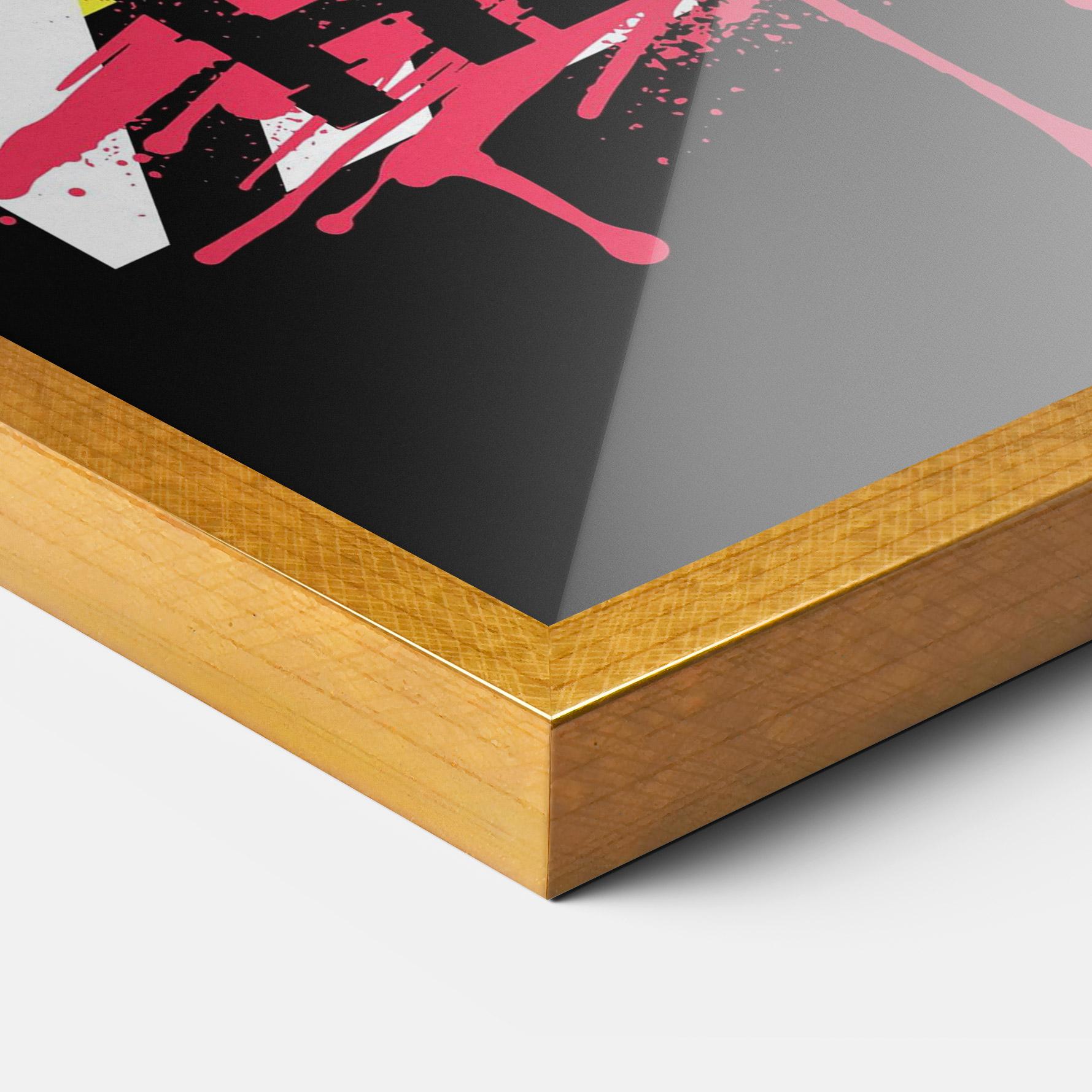 Keretezett Poszter Fake Heroes mockup 3