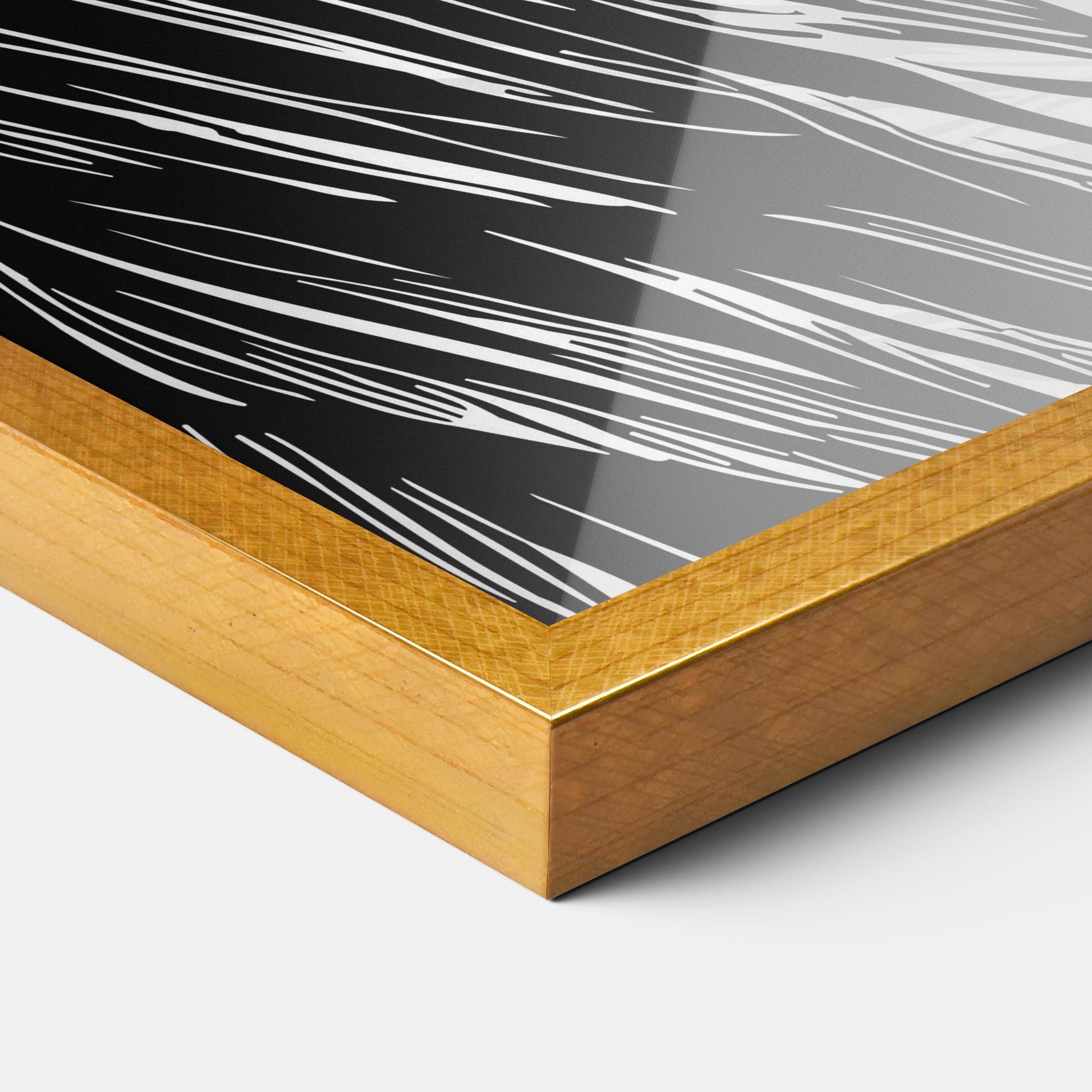 Keretezett Poszter Wing Line mockup 3