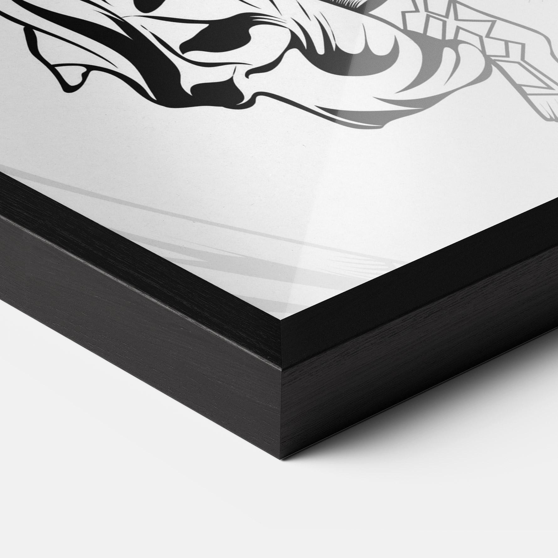 Keretezett Poszter Angel Fight mockup 3