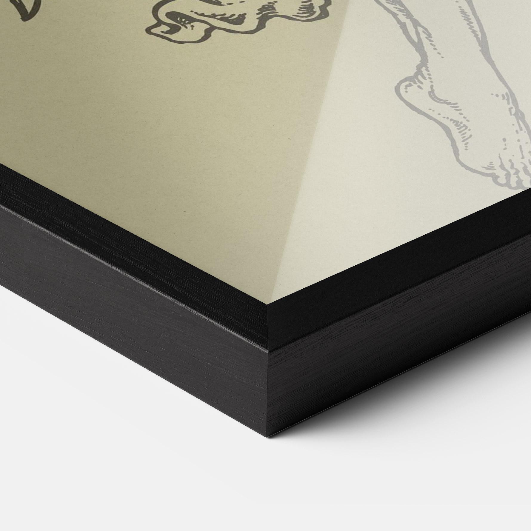 Keretezett Poszter Angel Fighter mockup 3