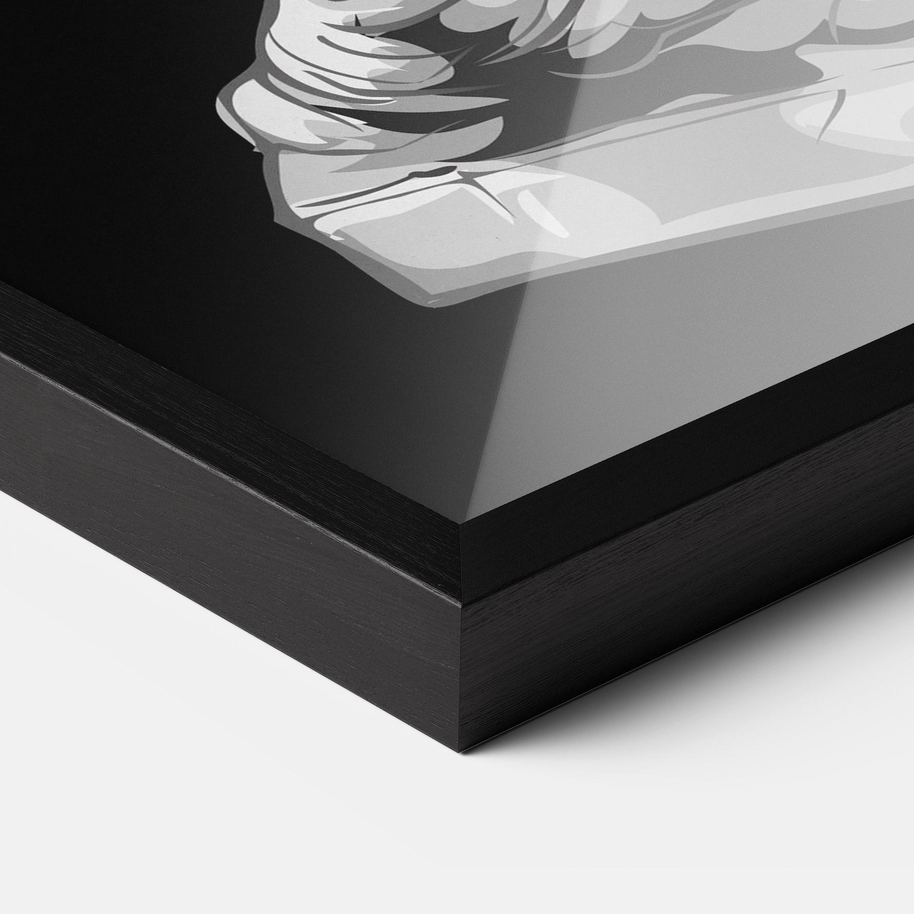 Keretezett Poszter Angel Pray mockup 3