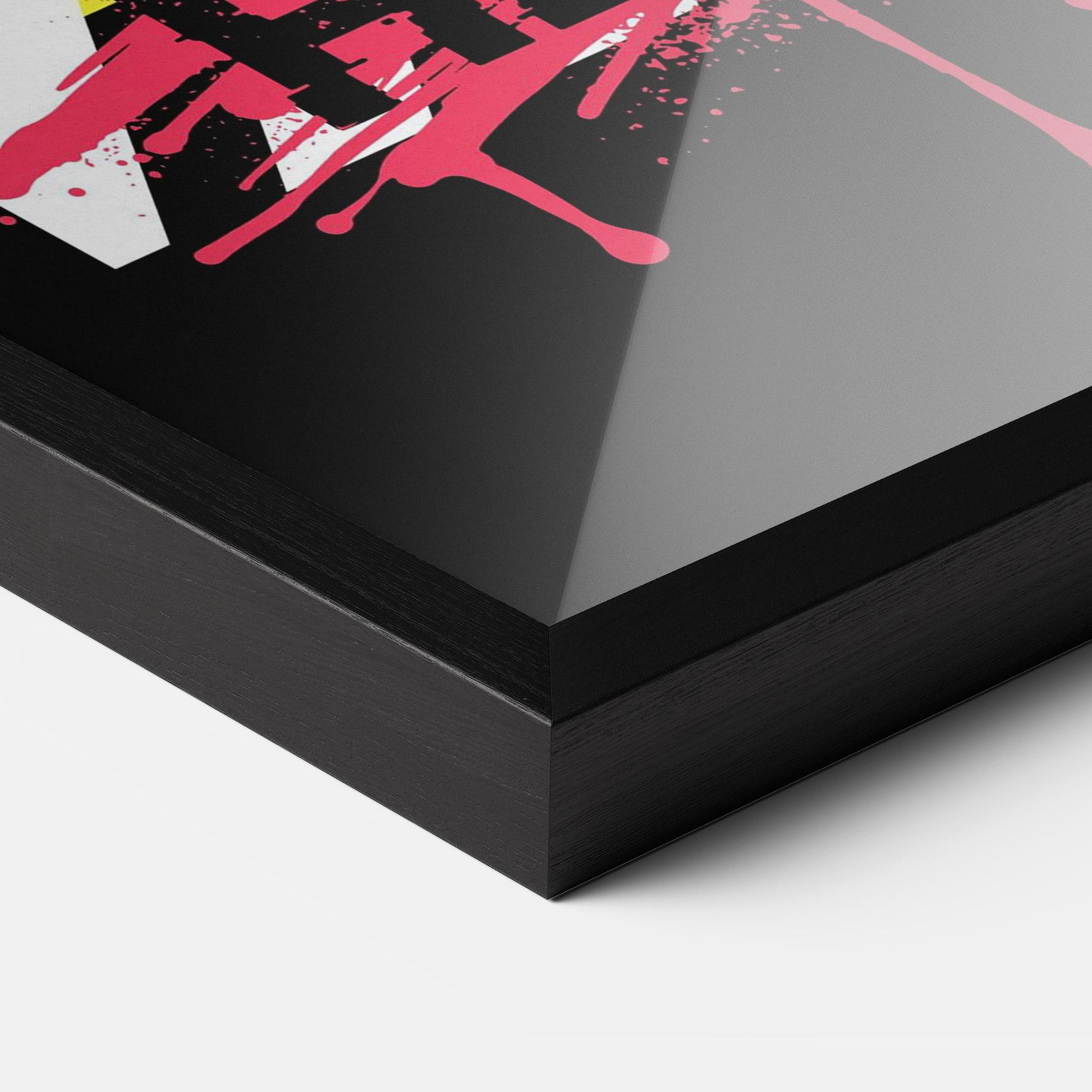 Keretezett Poszter Fake Heroes mockup 3