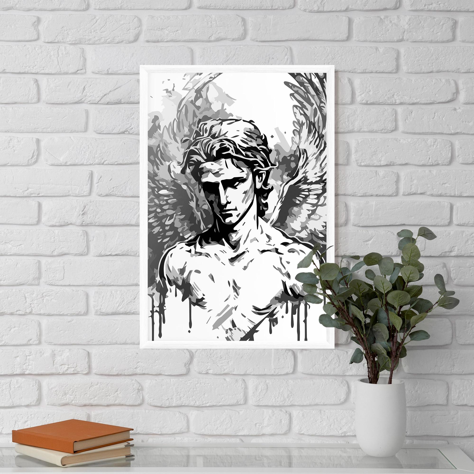 Keretezett Poszter Beautiful Angel mockup 5