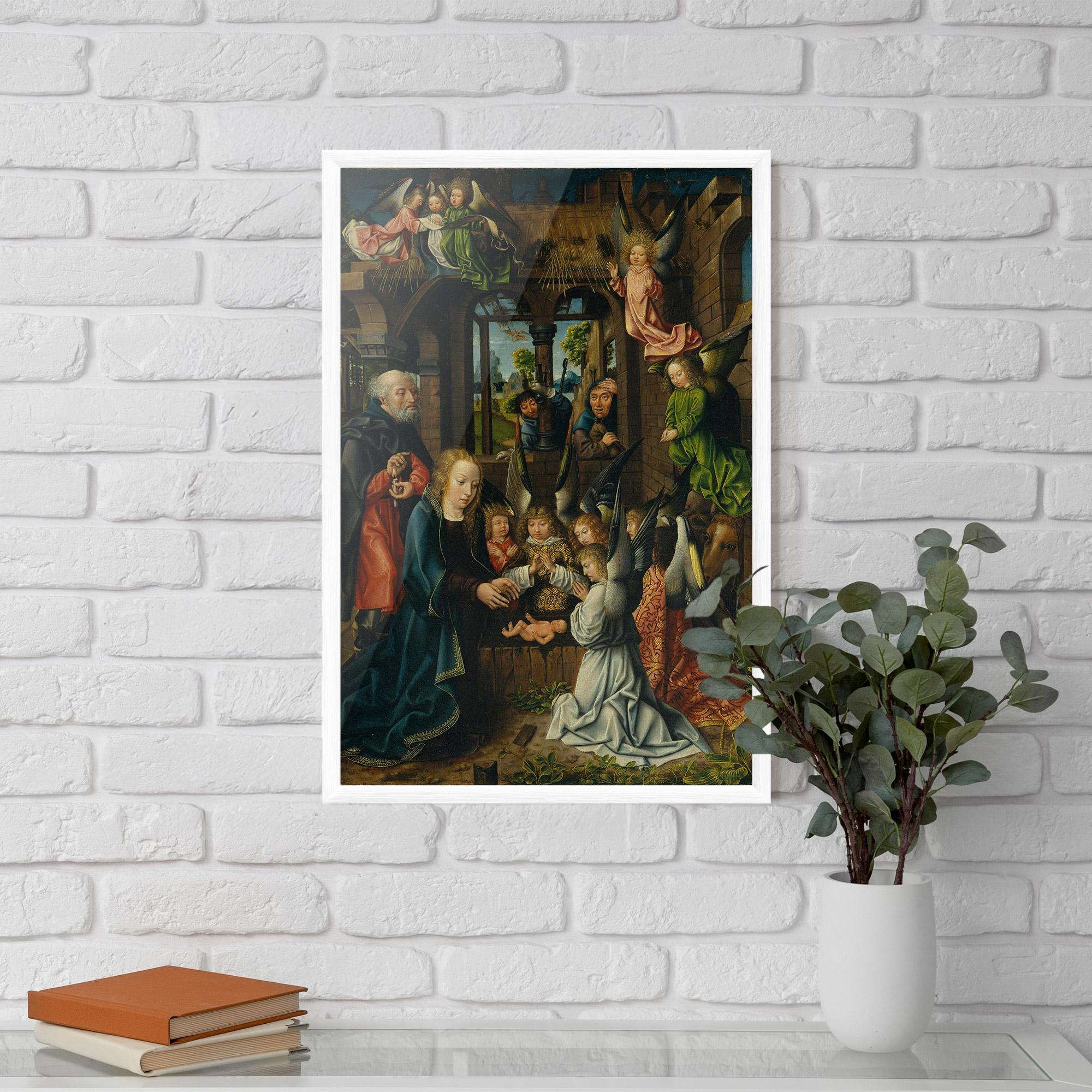 Keretezett Poszter Small Angels Praying mockup 5