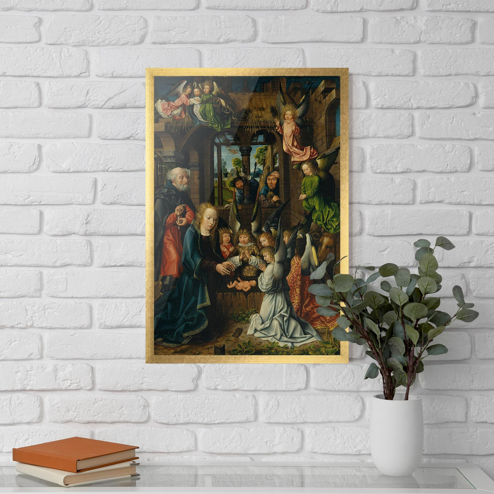 Keretezett Poszter Small Angels Praying mockup 5