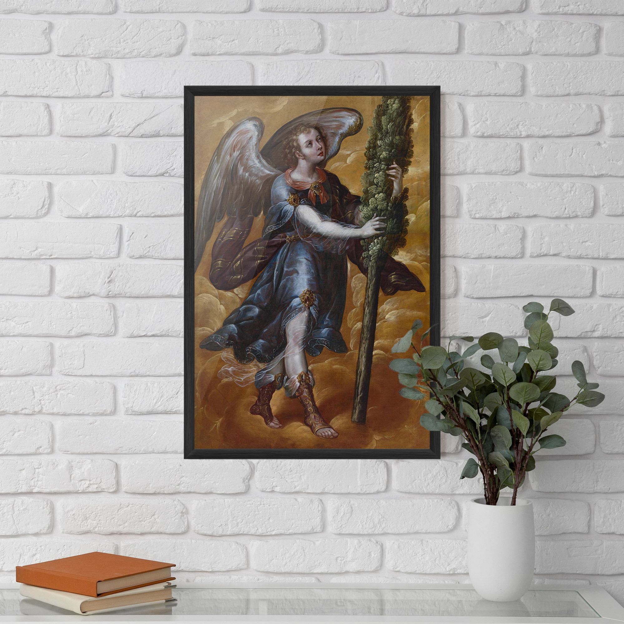 Angel Holding A Tree mockup 5