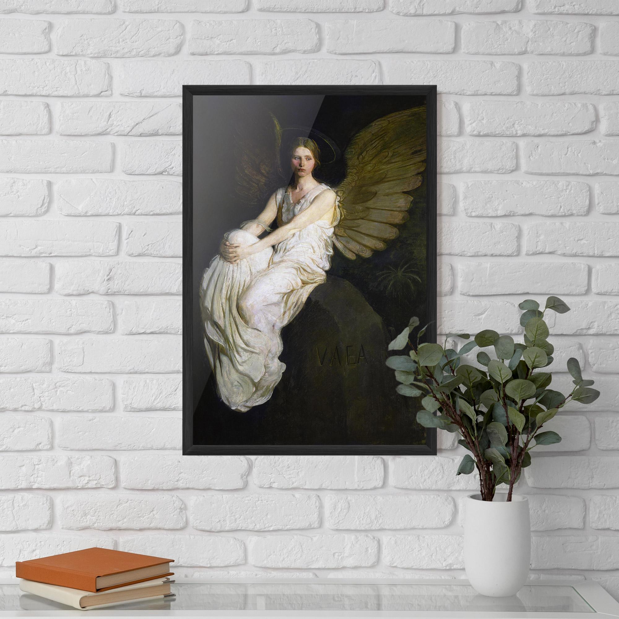 Keretezett Poszter Angel Thinking mockup 5