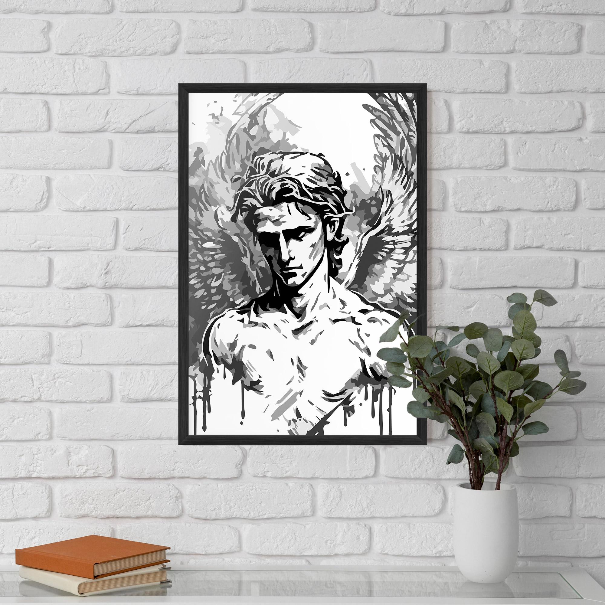 Keretezett Poszter Beautiful Angel mockup 5