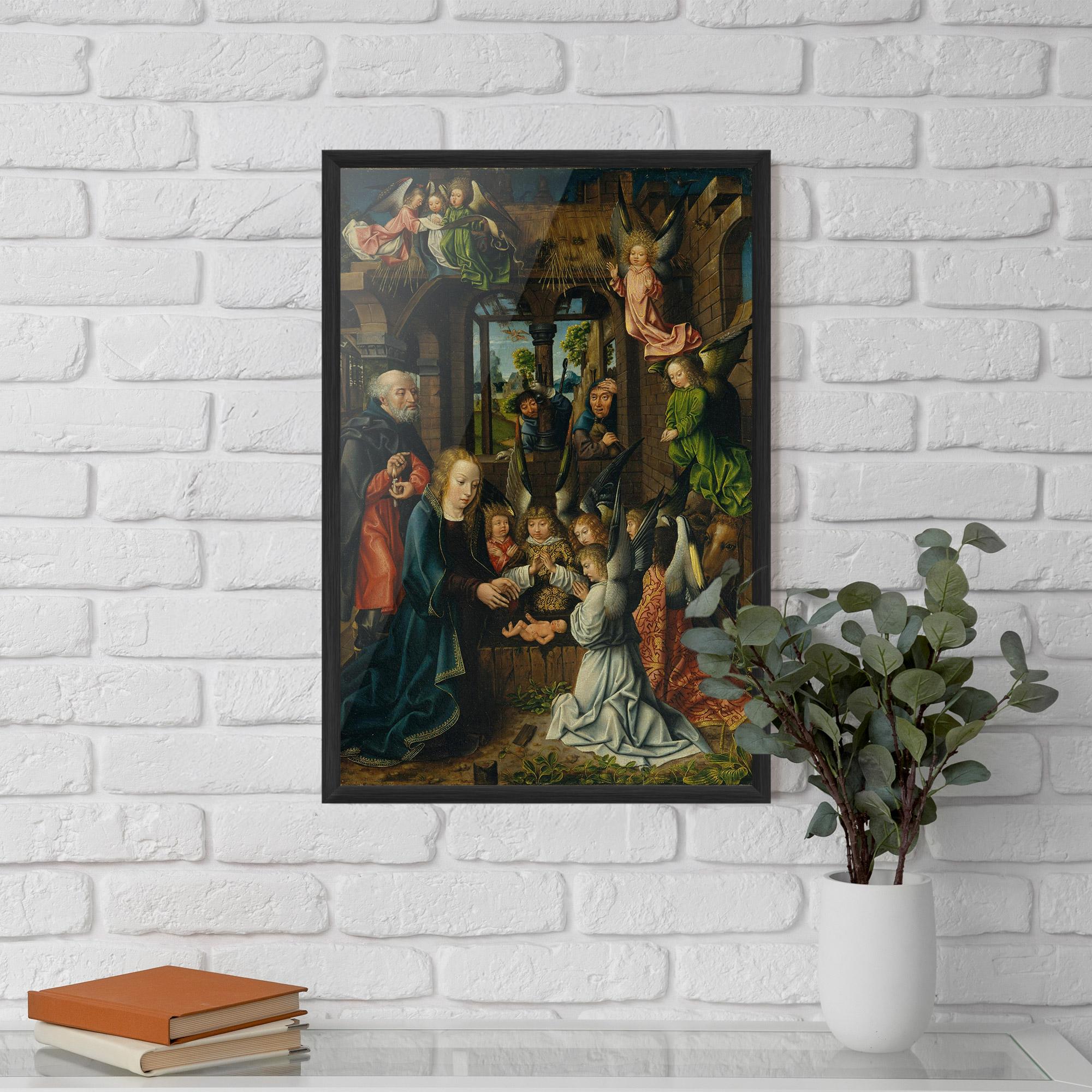 Keretezett Poszter Small Angels Praying mockup 5