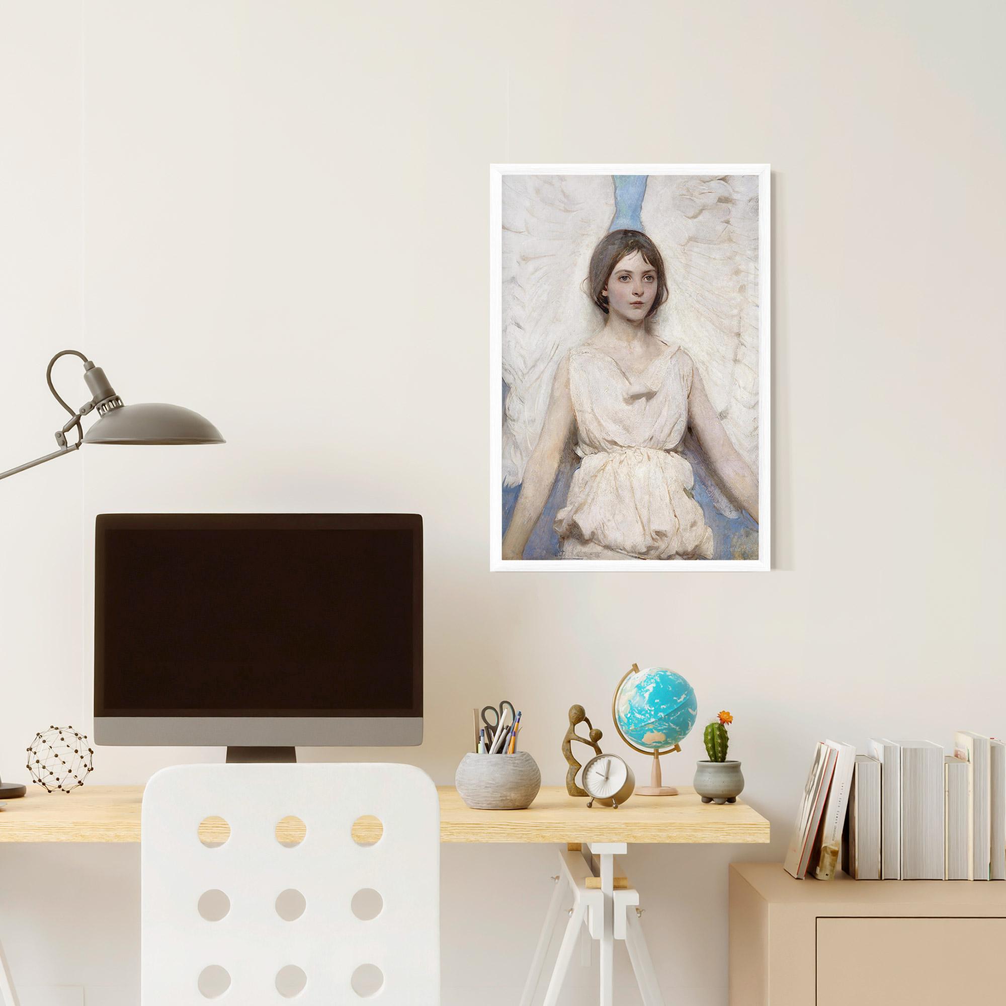 Keretezett Poszter Pretty Angel Painting mockup 6