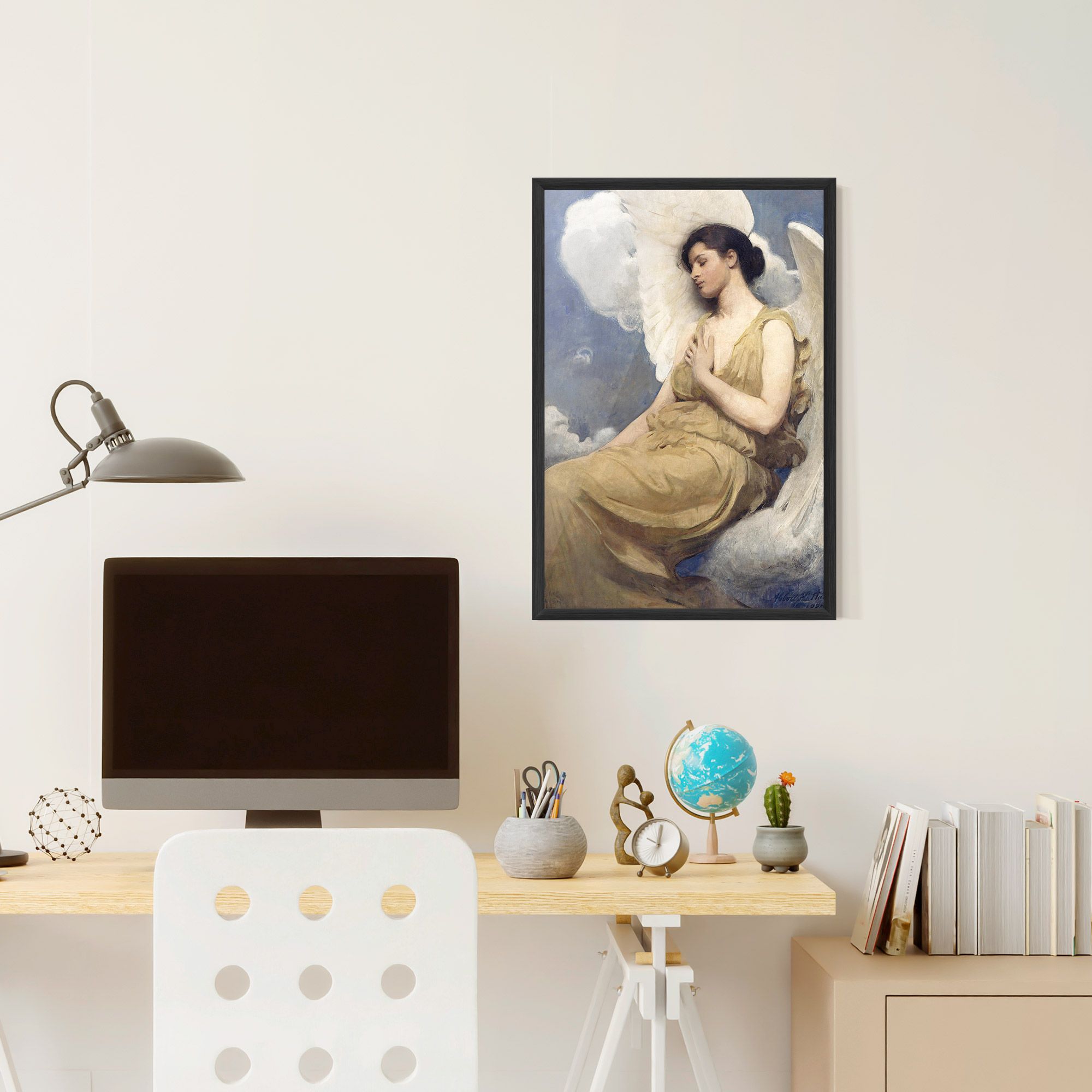 Angel Woman Painting mockup 6