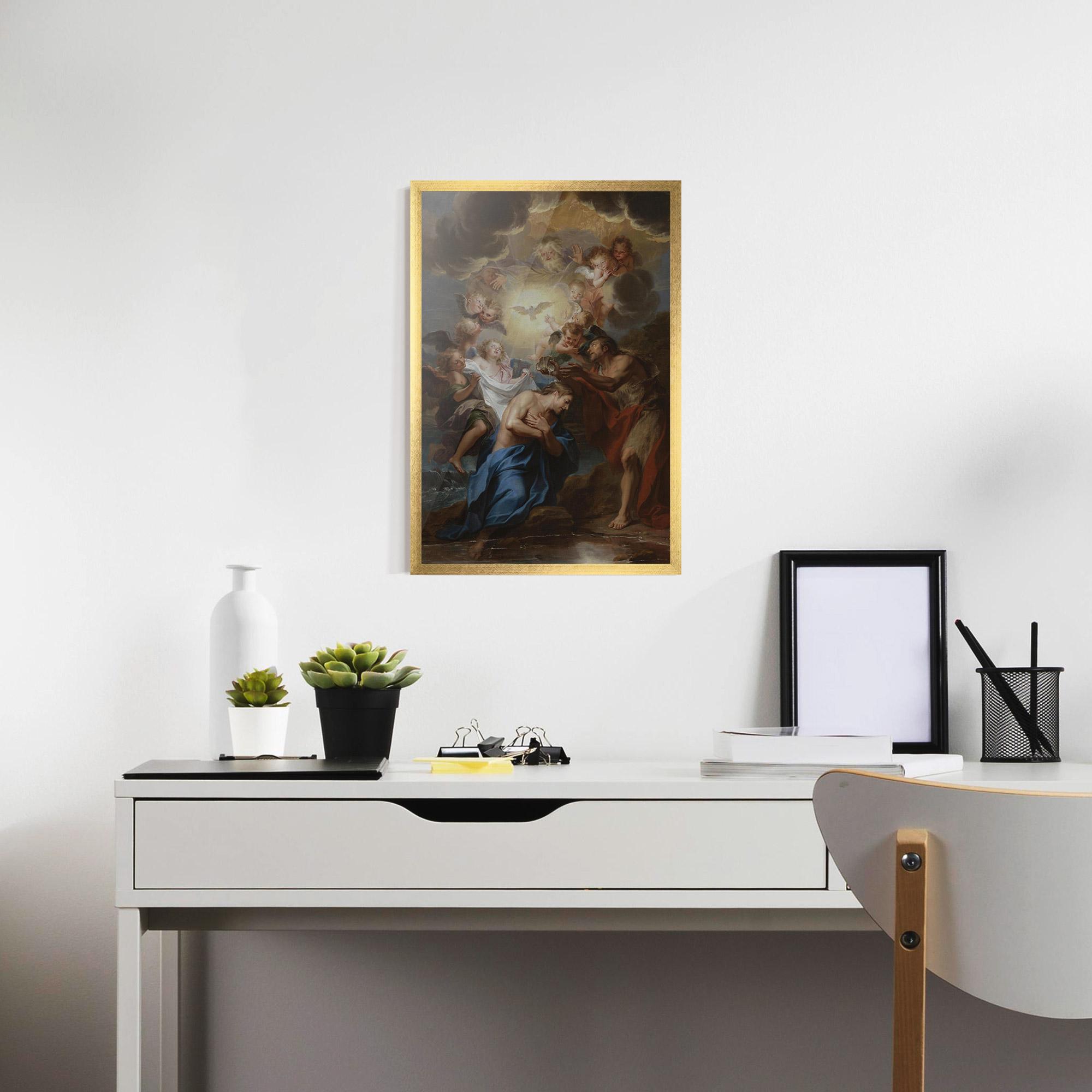 Keretezett Poszter Bird Floating mockup 7