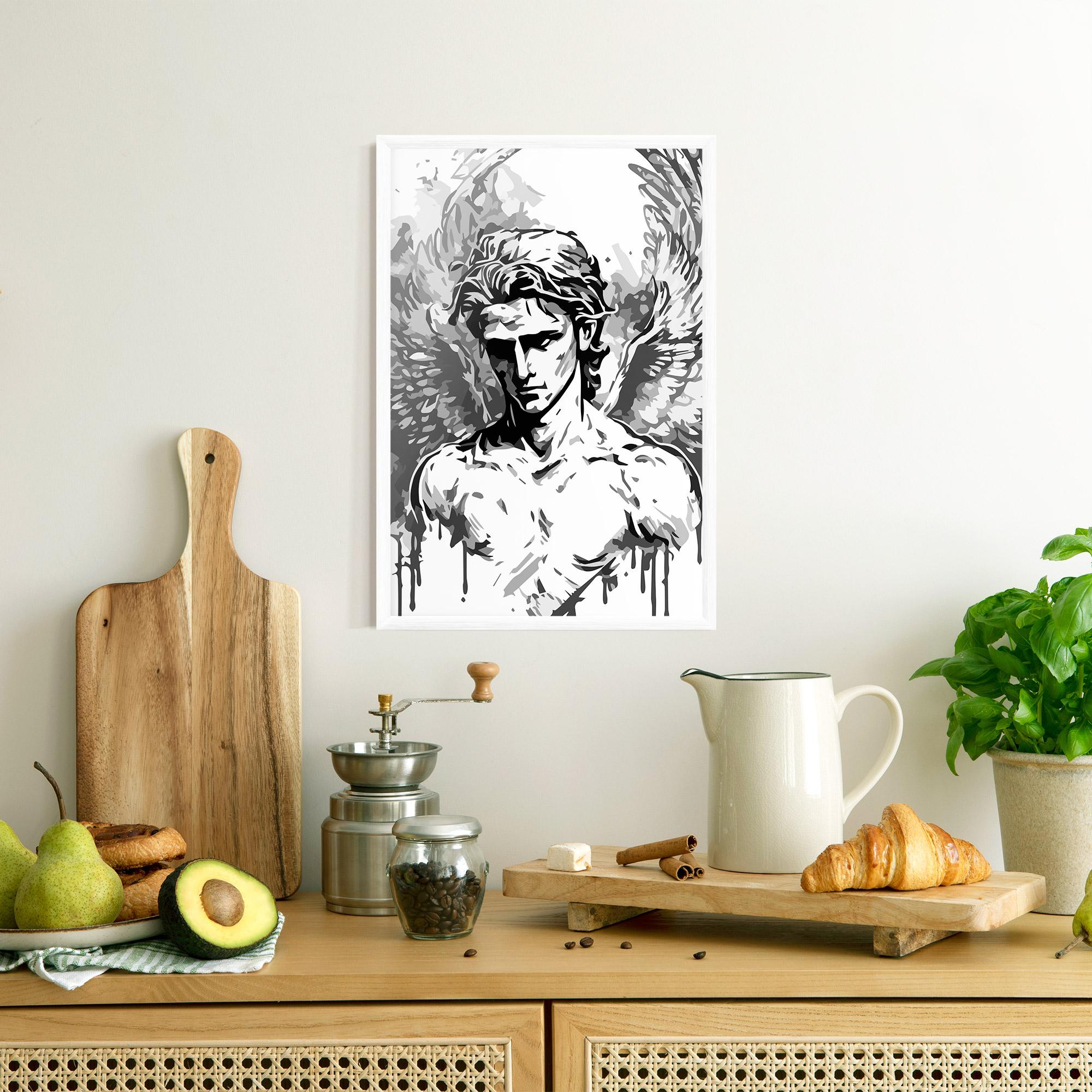 Keretezett Poszter Beautiful Angel mockup 8