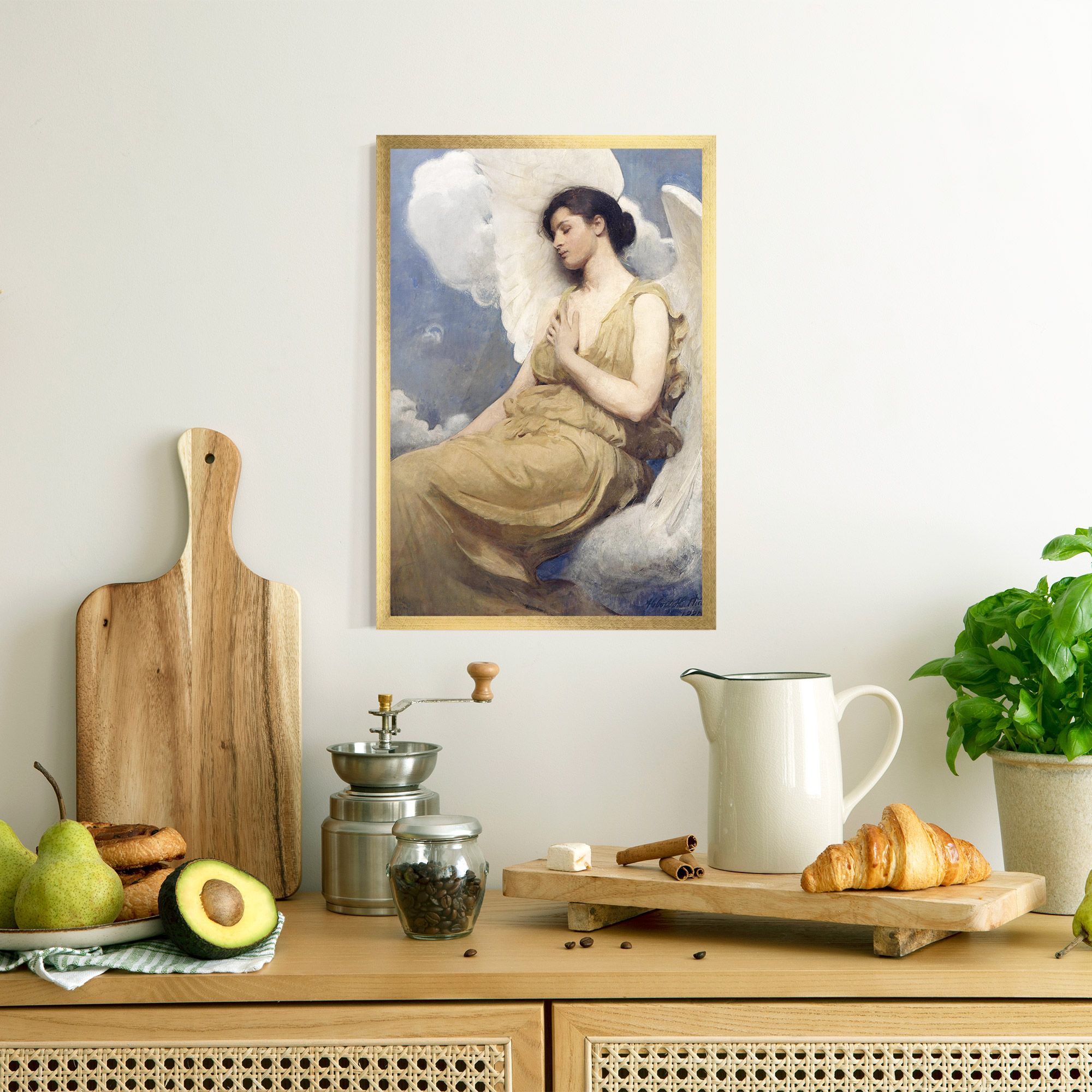 Angel Woman Painting mockup 8