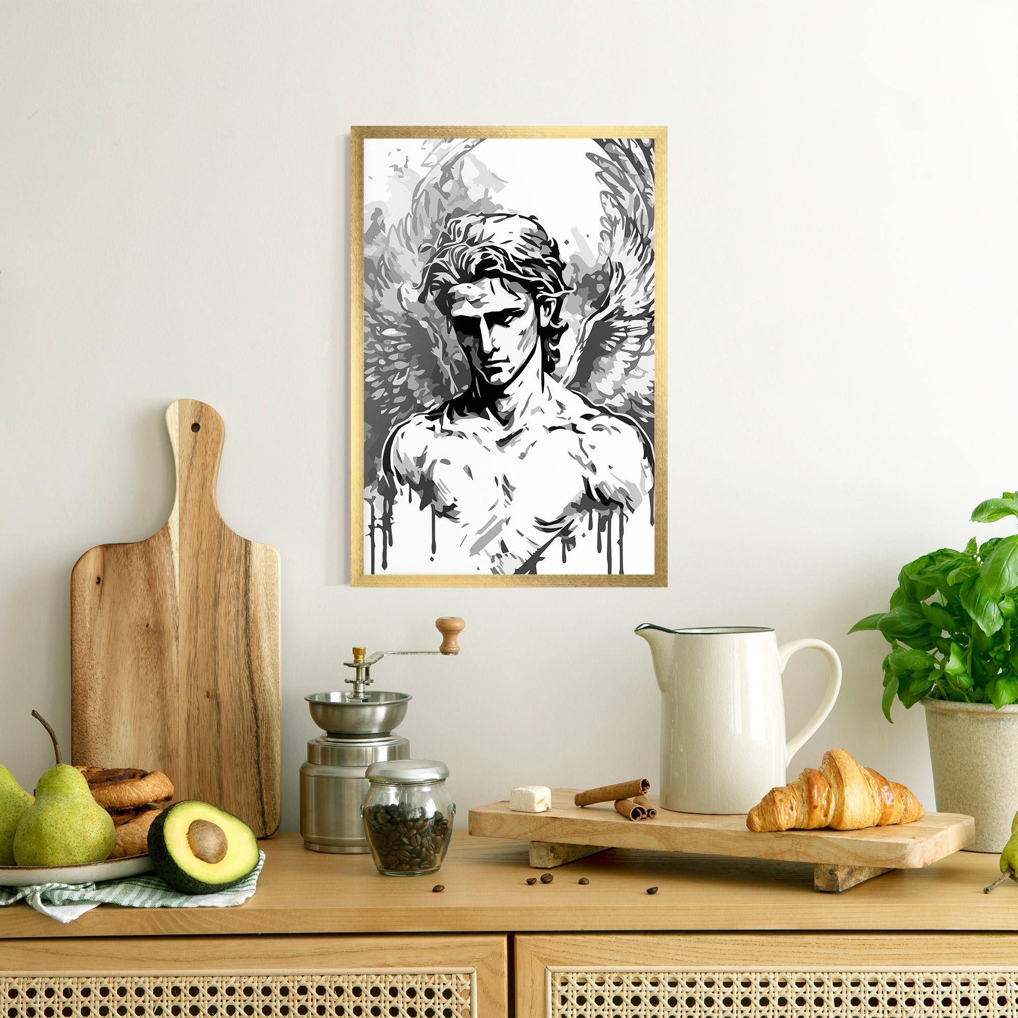 Keretezett Poszter Beautiful Angel mockup 8