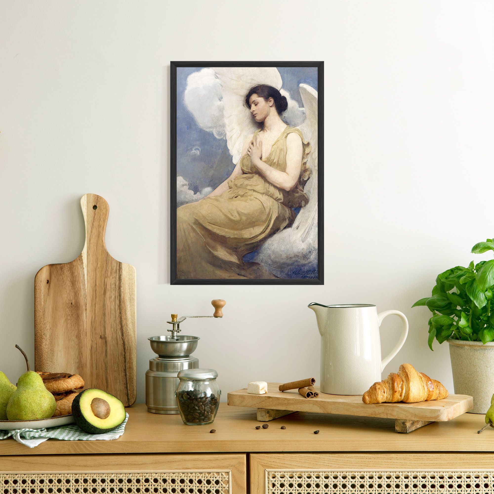 Angel Woman Painting mockup 8