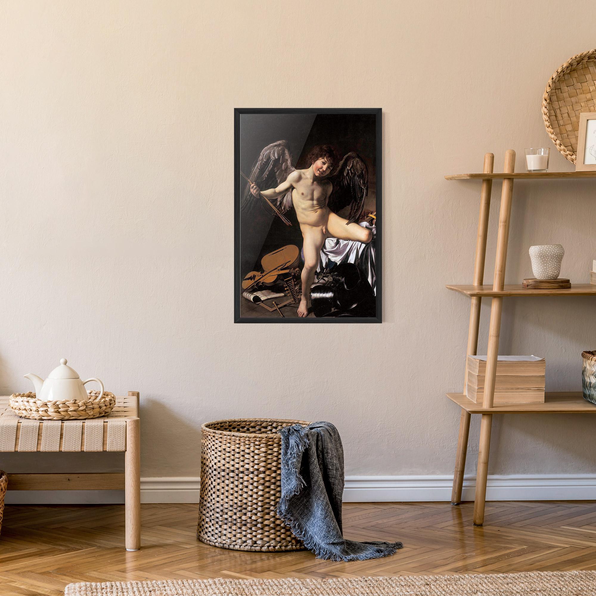 Keretezett Poszter Amor Vincet Omnia mockup 9