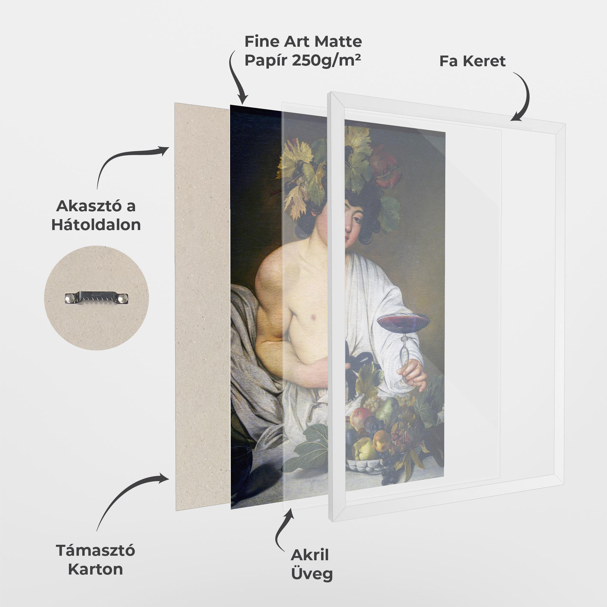 Keretezett Poszter Bacchus mockup 1