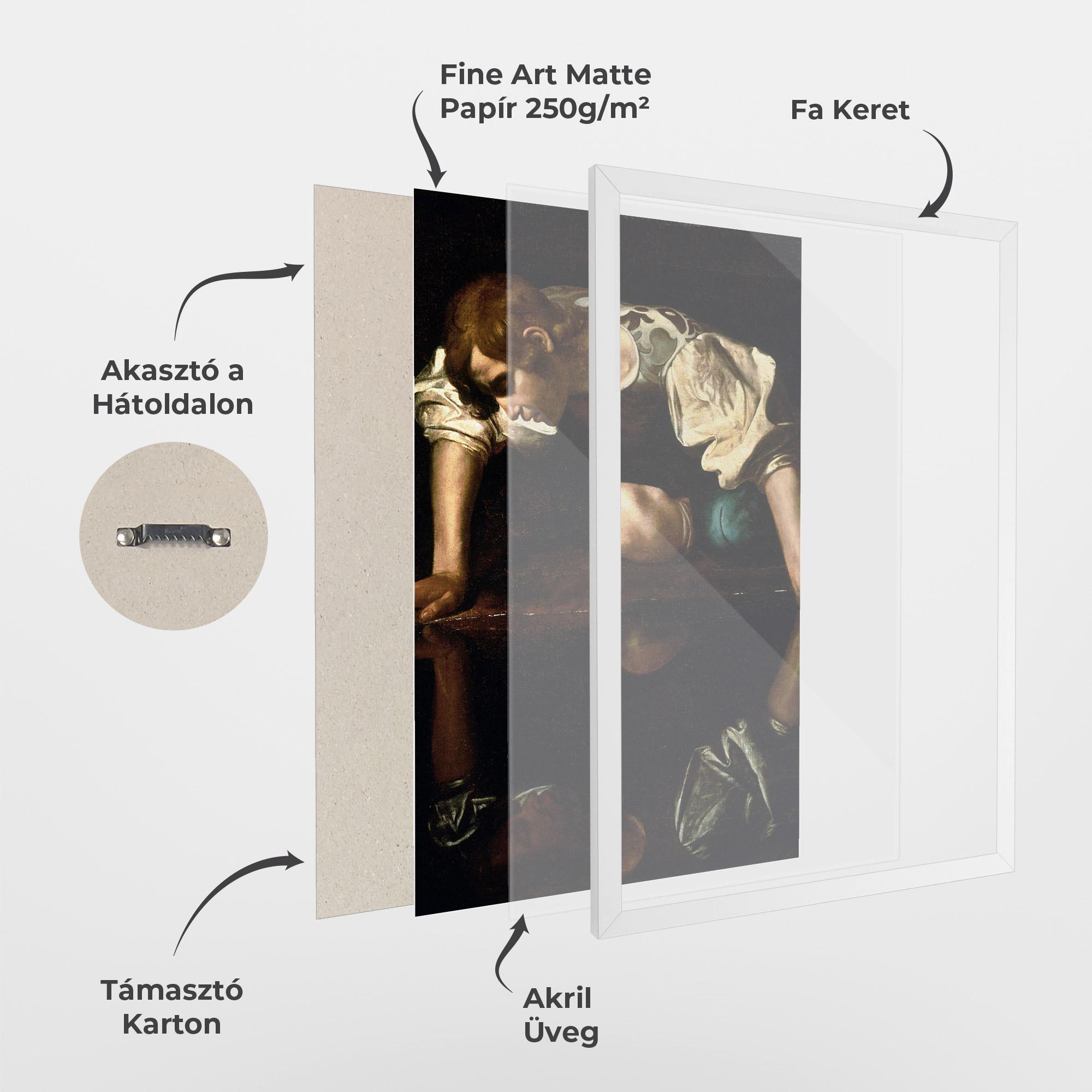 Keretezett Poszter Narcissus mockup 1