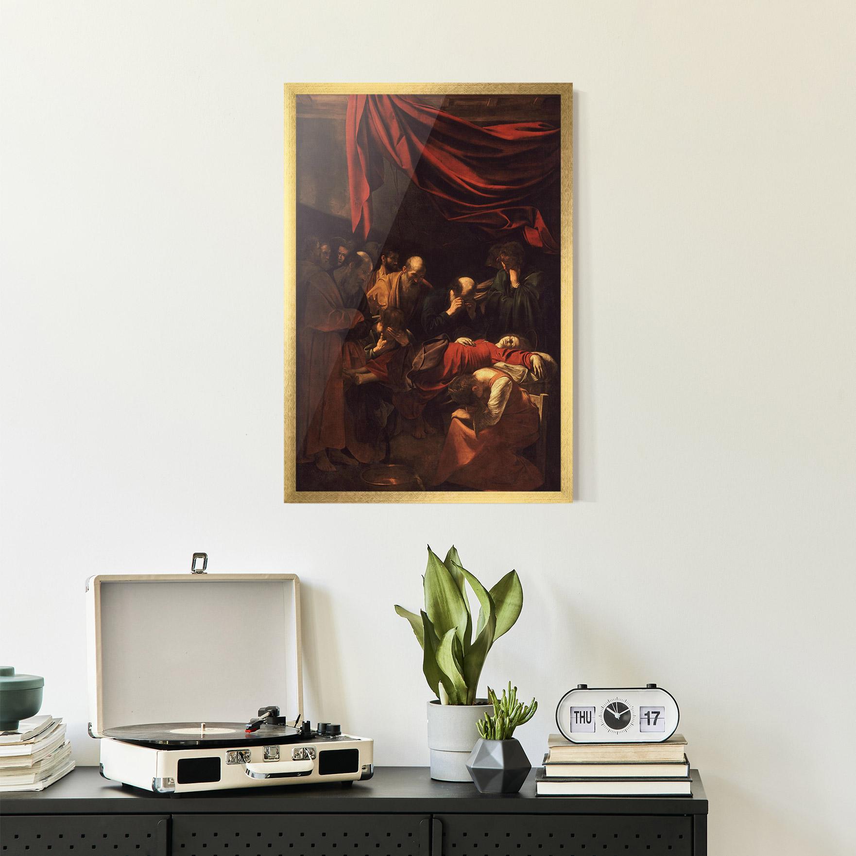 Keretezett Poszter Death Of The Virgin mockup 2