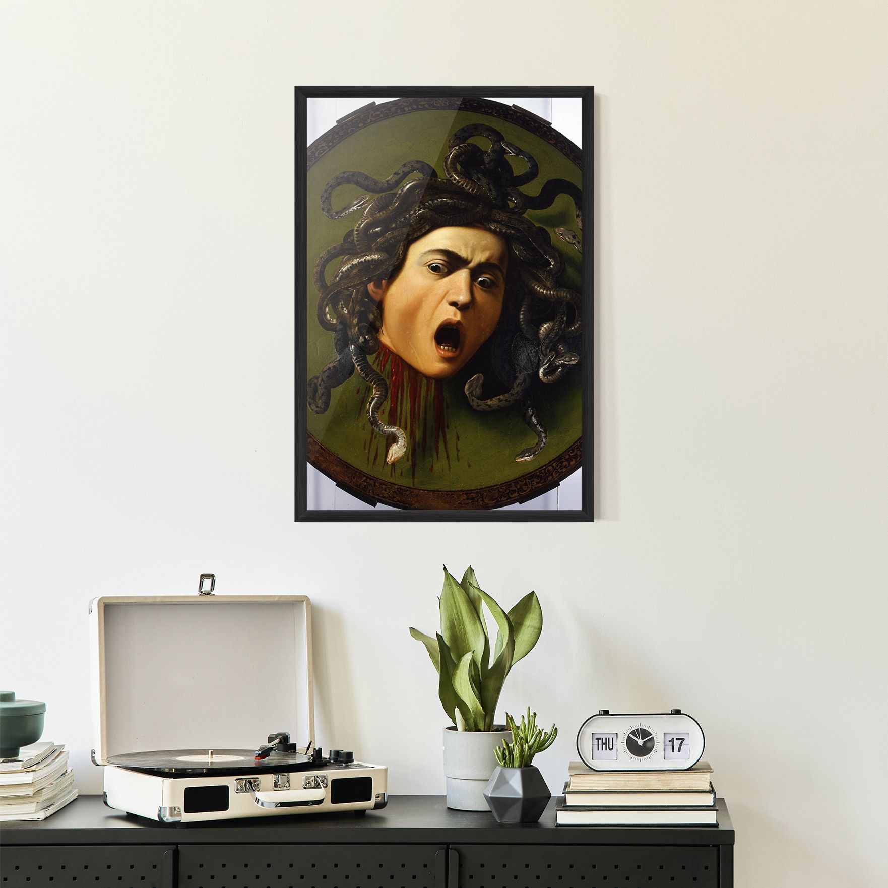 Caravaggio Medusa mockup 2