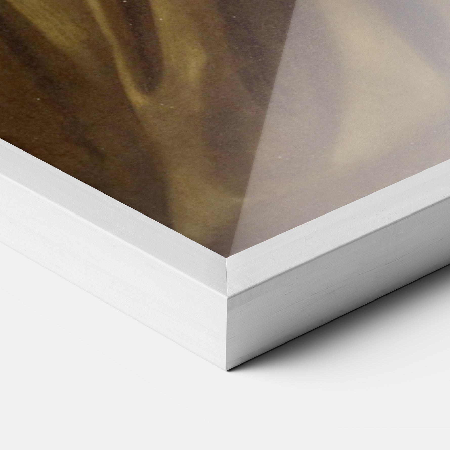 Keretezett Poszter Caravaggio Francis Prayer mockup 3