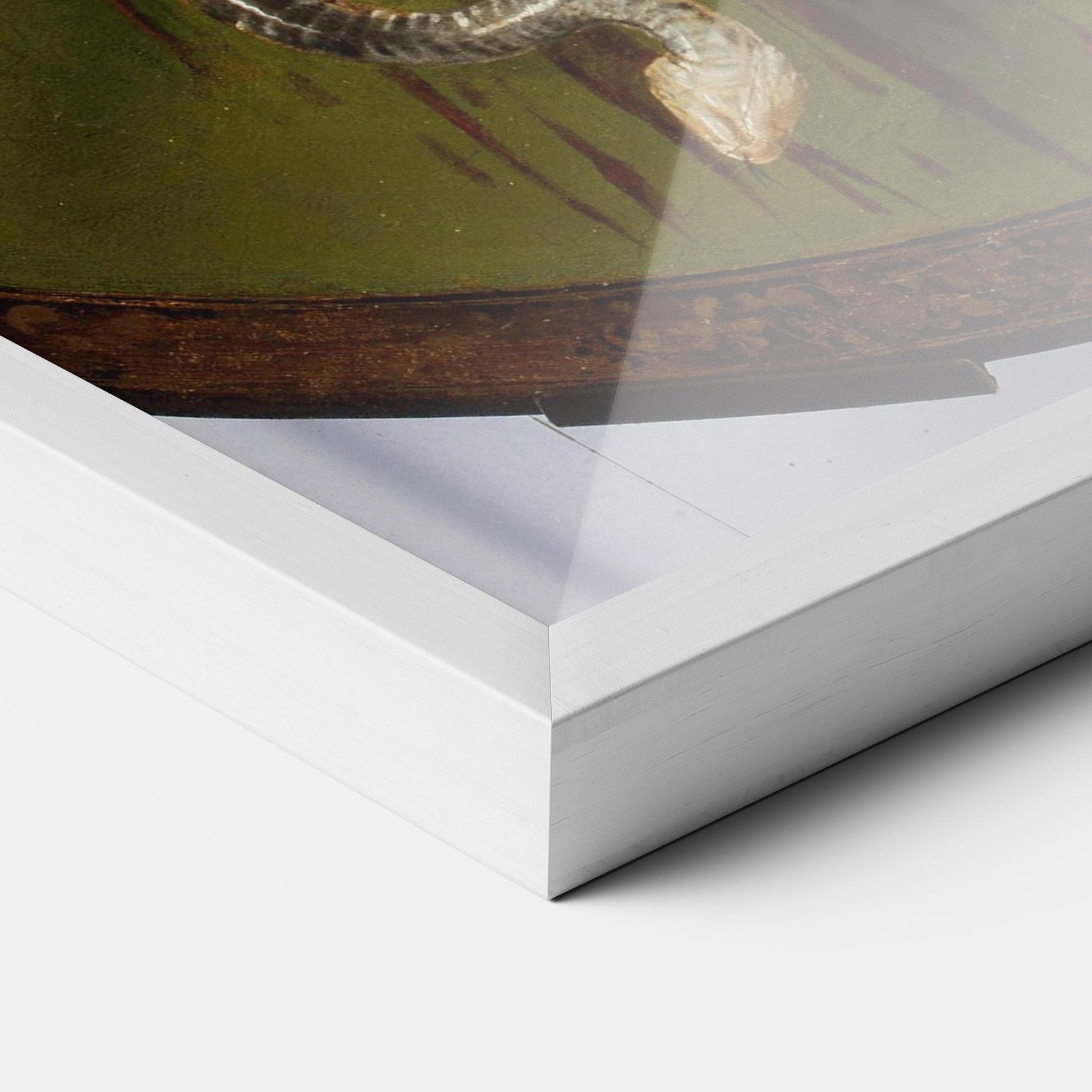 Keretezett Poszter Caravaggio Medusa mockup 3