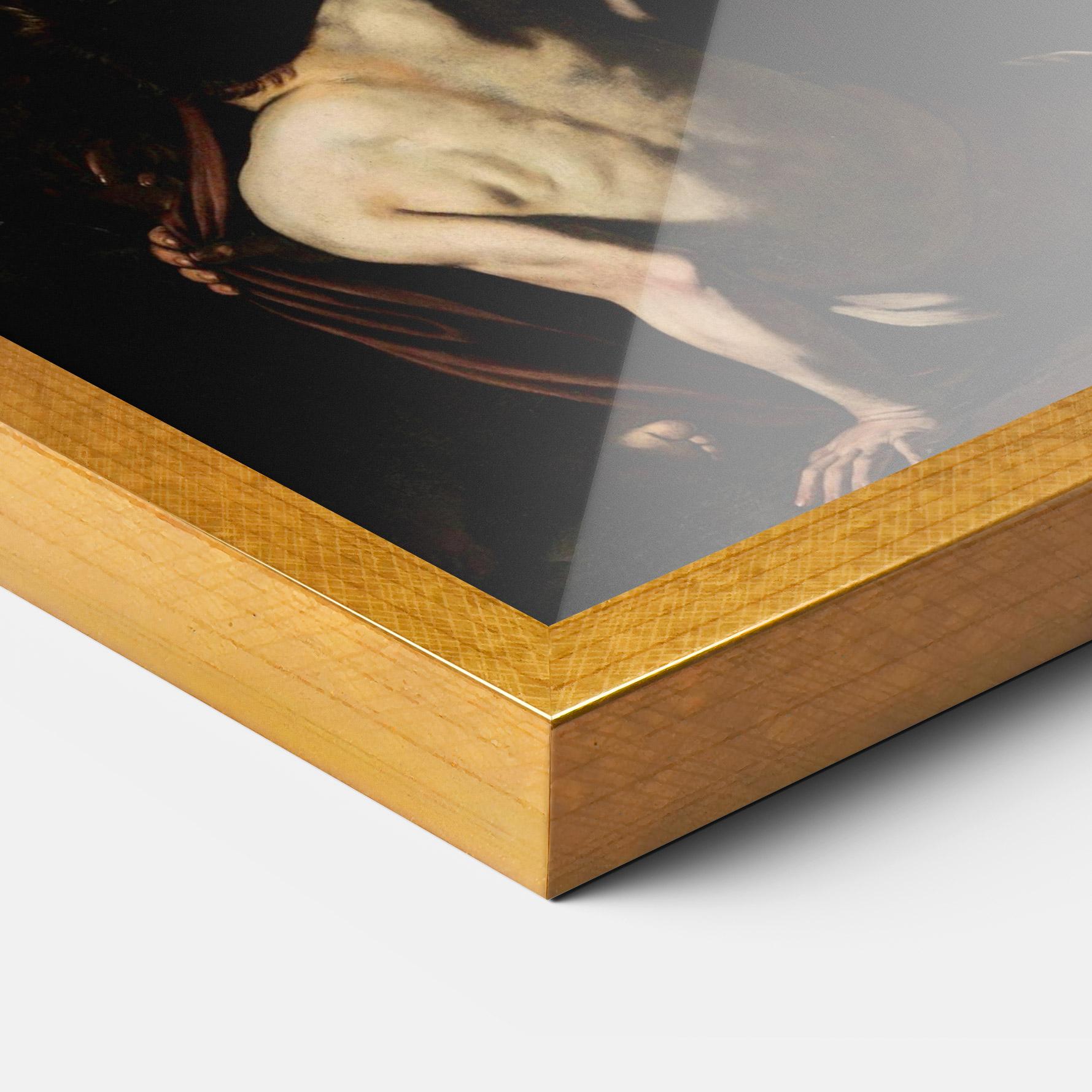 Keretezett Poszter Sette Opere Di Misericordia mockup 3