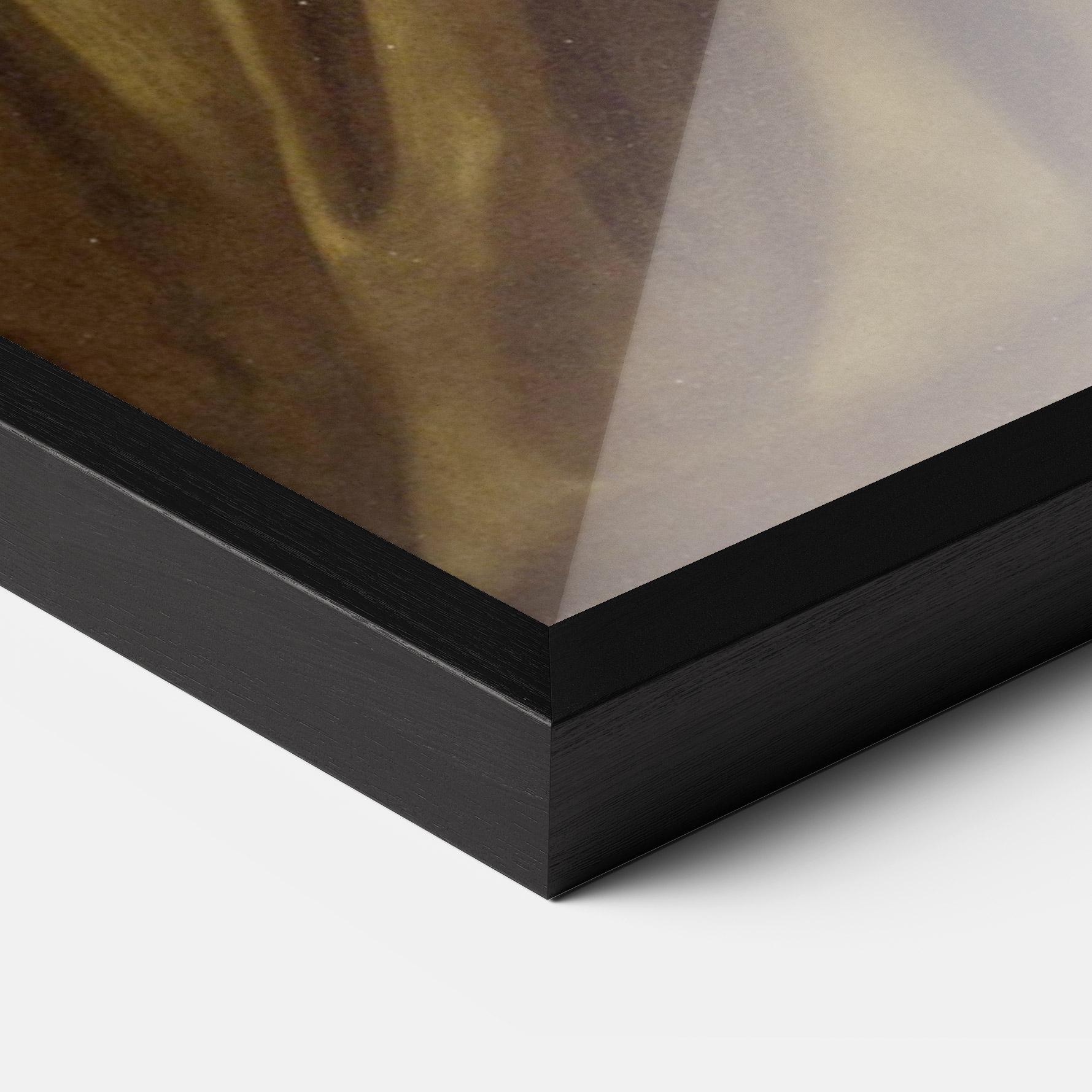 Keretezett Poszter Caravaggio Francis Prayer mockup 3