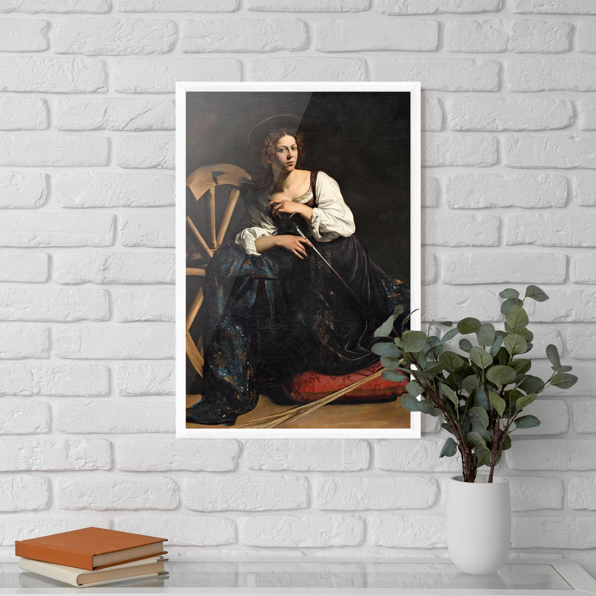 Keretezett Poszter Saint Catherine Of Alexandria mockup 5