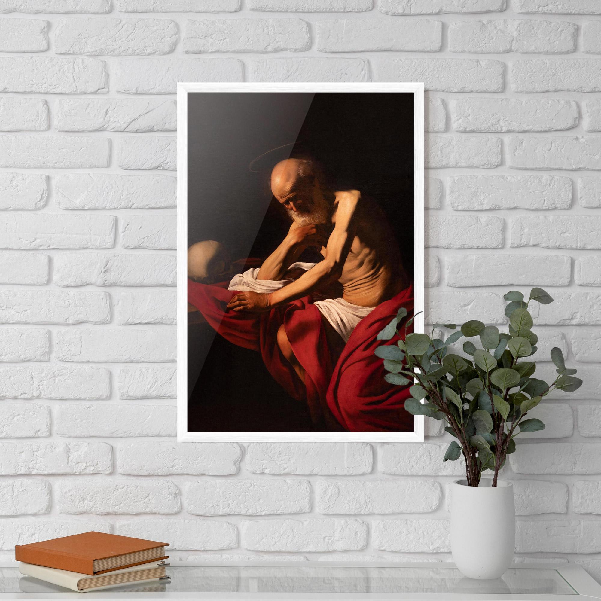 Keretezett Poszter Sant Jeroni Penitent mockup 5