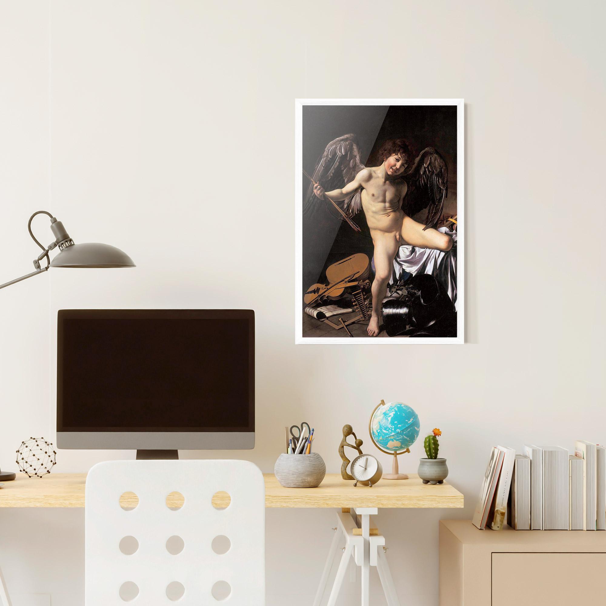 Keretezett Poszter Amor Vincet Omnia mockup 6