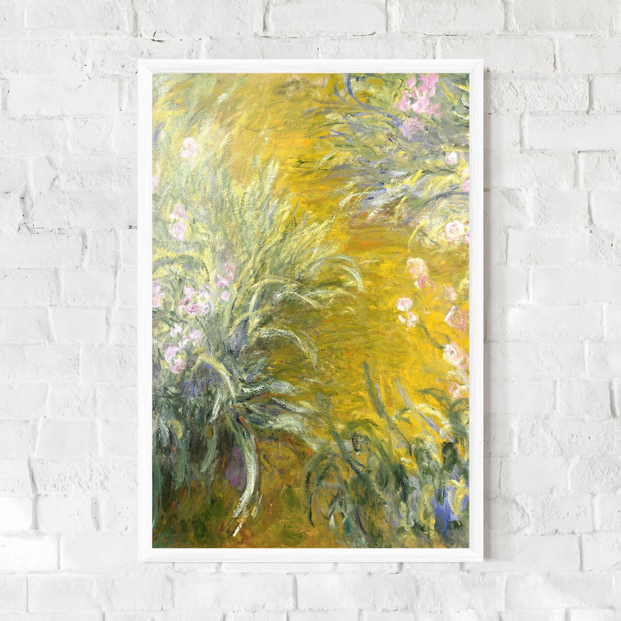 Keretezett Poszter Path Through The Irises mockup 0