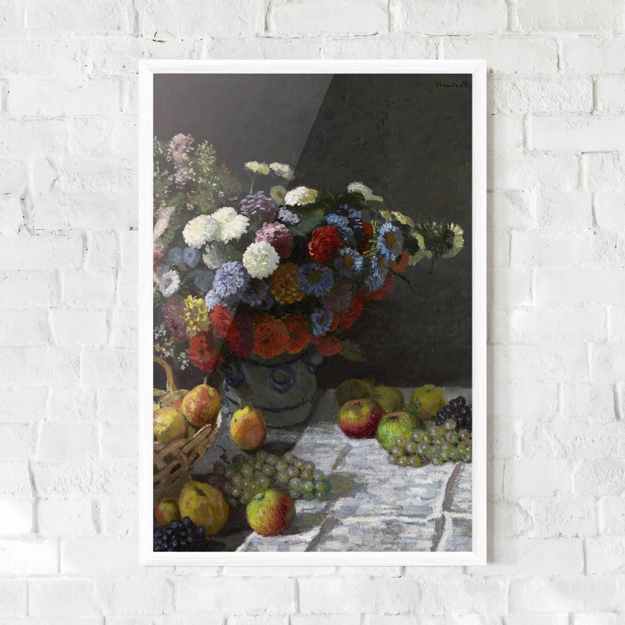 Keretezett Poszter Still Life With Flowers mockup 0