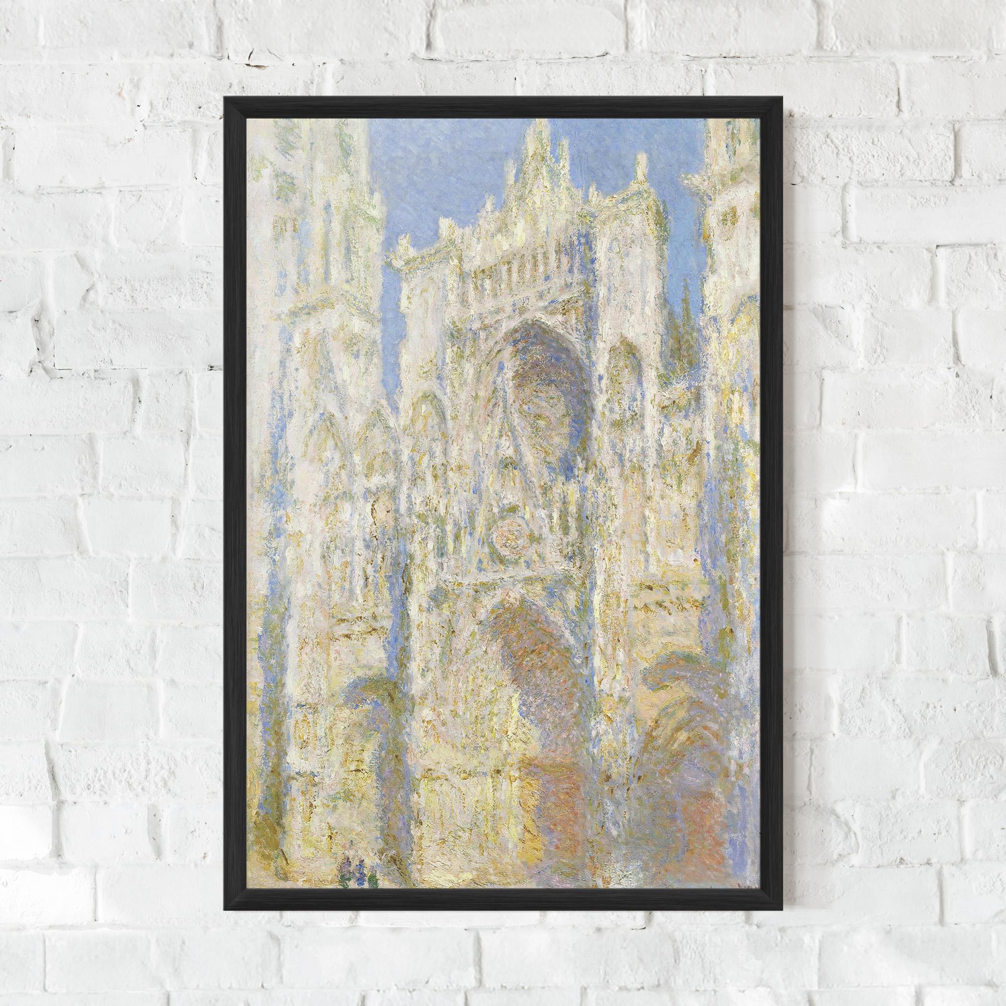 Keretezett Poszter Rouen Cathedral mockup 0