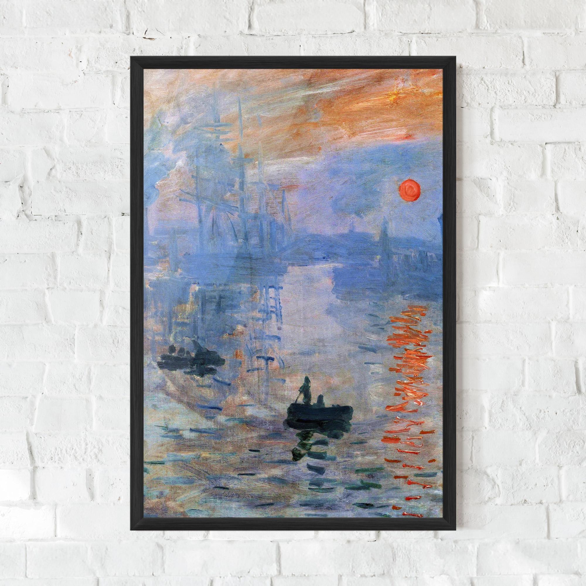 Keretezett Poszter Sunrise Painting mockup 0
