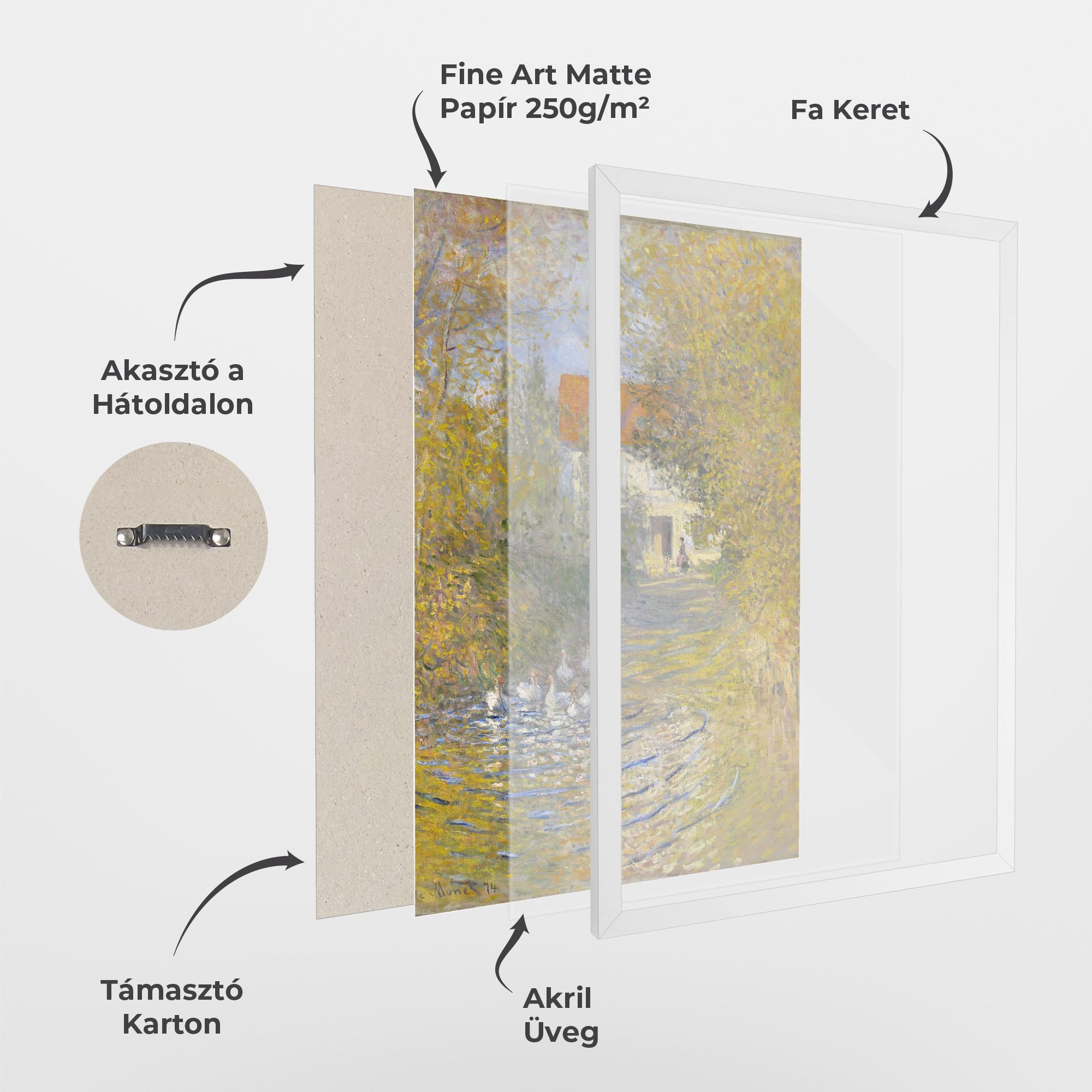 Keretezett Poszter The Geese mockup 1