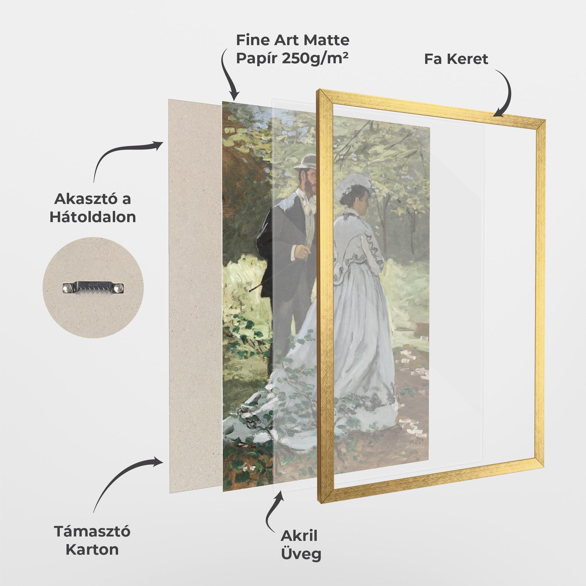 Keretezett Poszter Bazille And Camille mockup 1