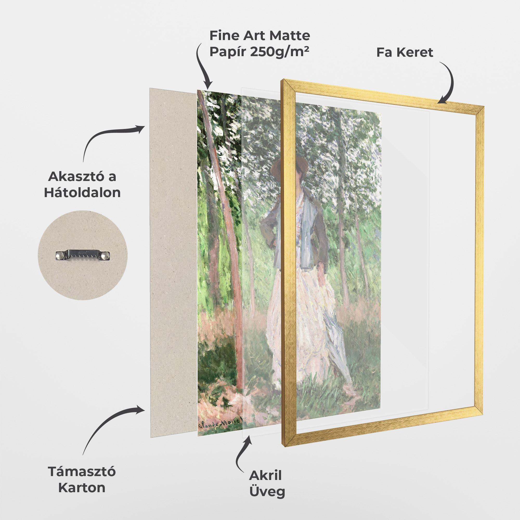 Keretezett Poszter The Stroller mockup 1