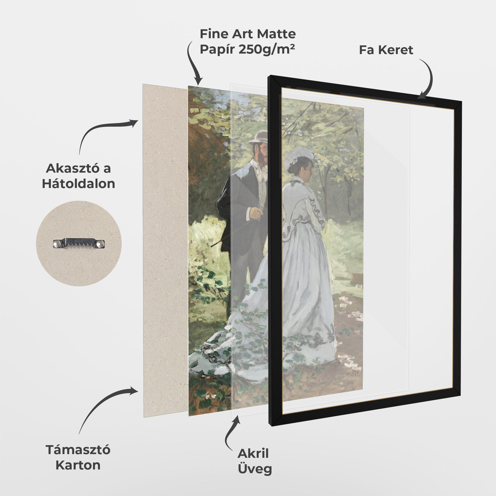 Keretezett Poszter Bazille And Camille mockup 1