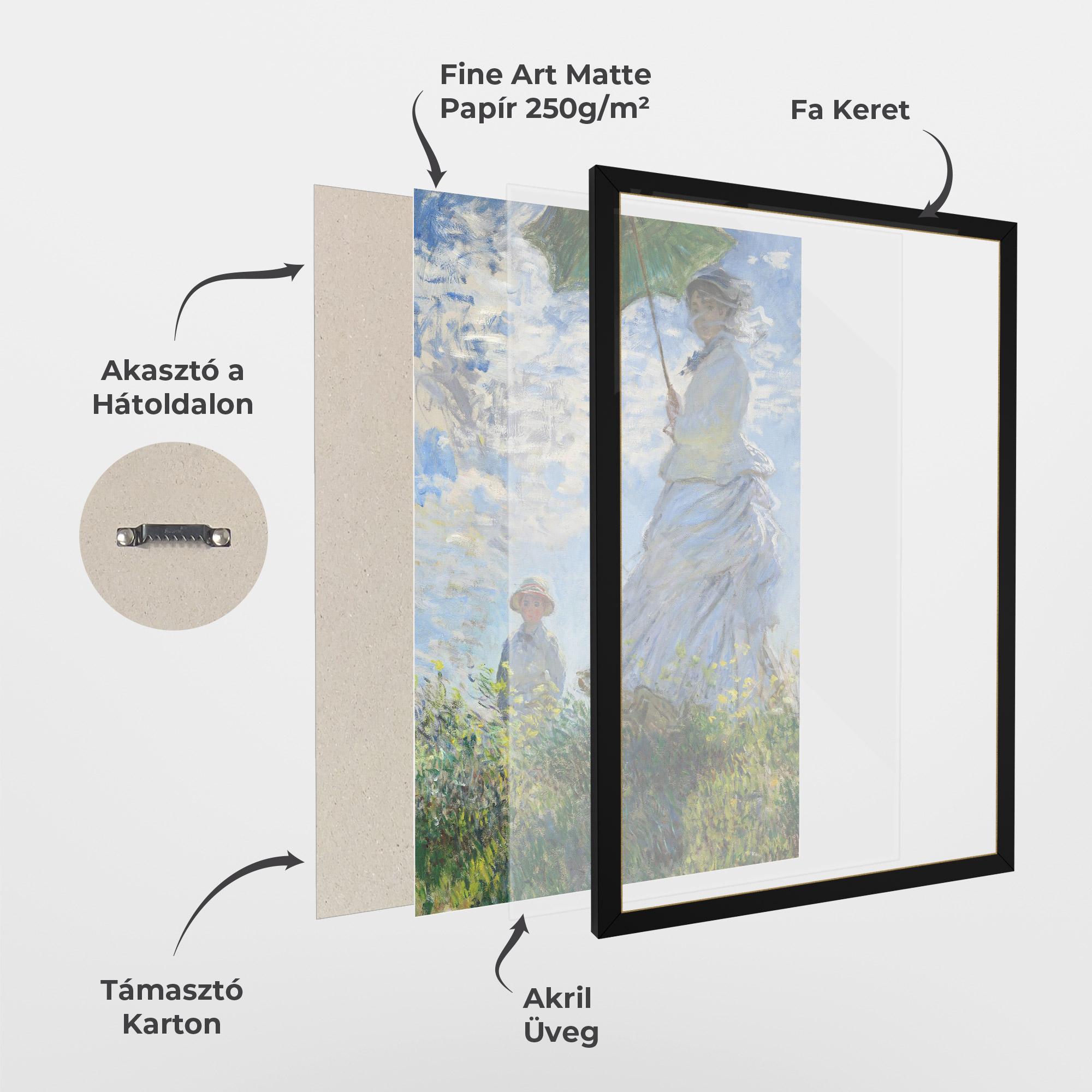 Keretezett Poszter Parasol Painting mockup 1