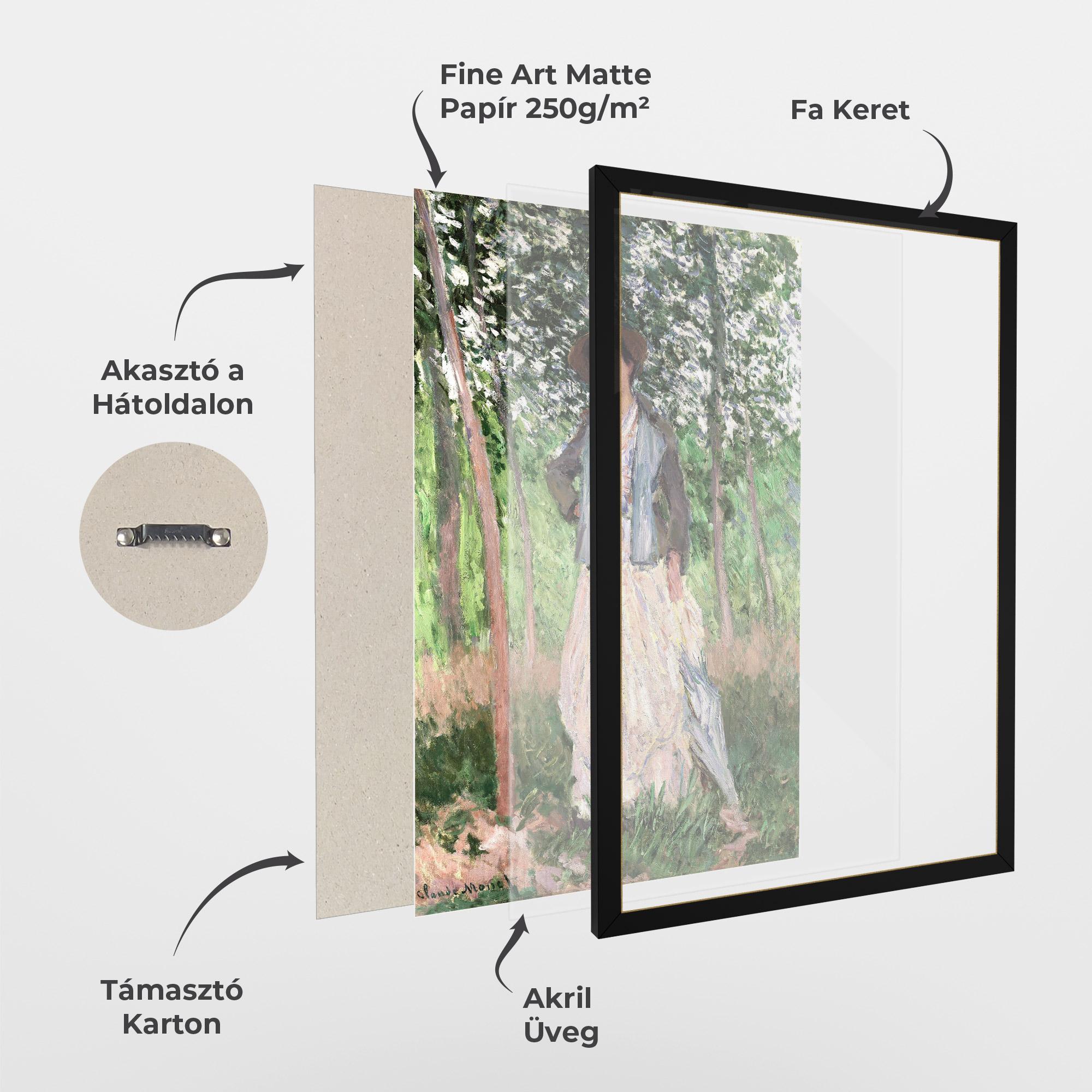 Keretezett Poszter The Stroller mockup 1