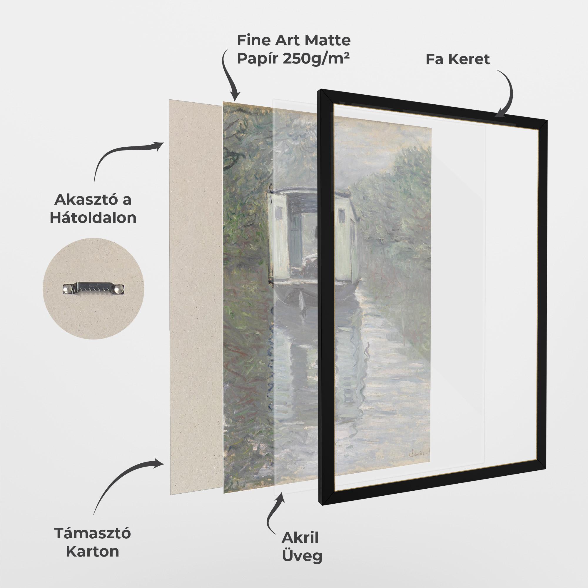 Keretezett Poszter The Studio Boat mockup 1