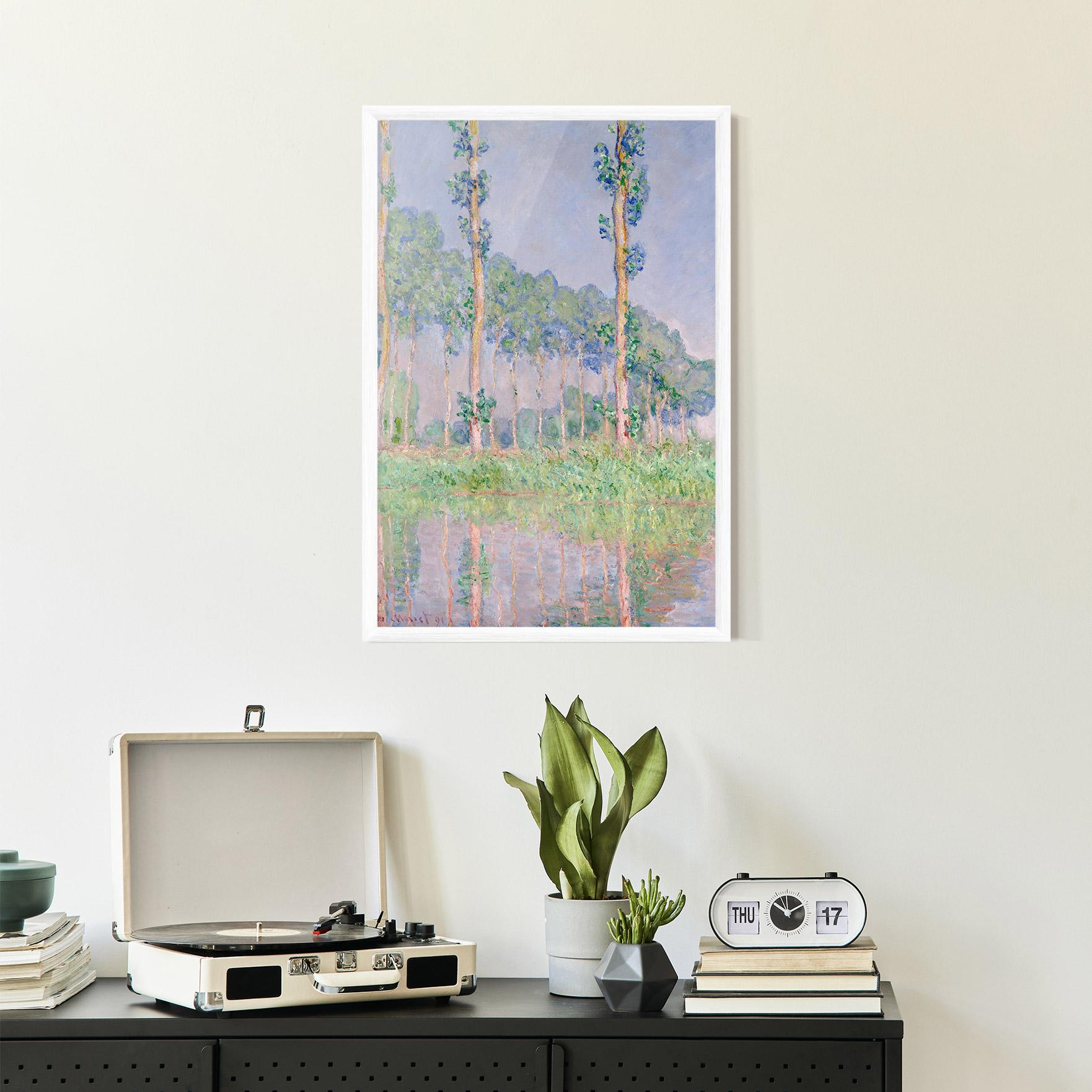 Keretezett Poszter Monet Pink Effect mockup 2