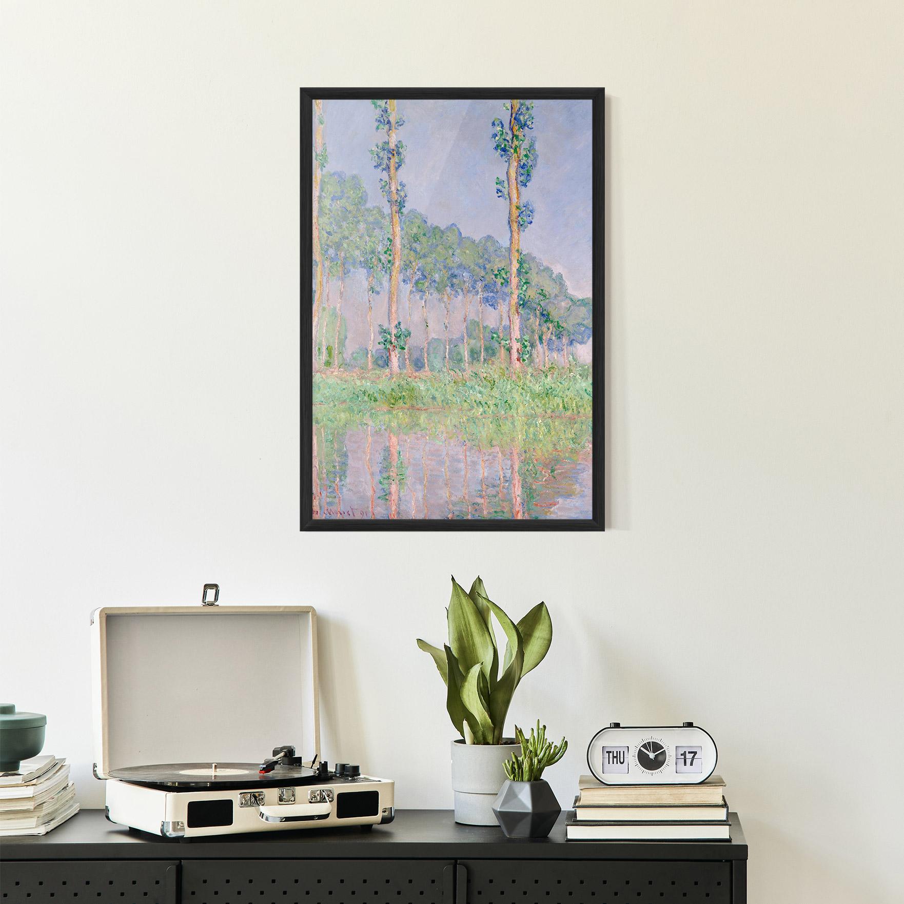 Keretezett Poszter Monet Pink Effect mockup 2