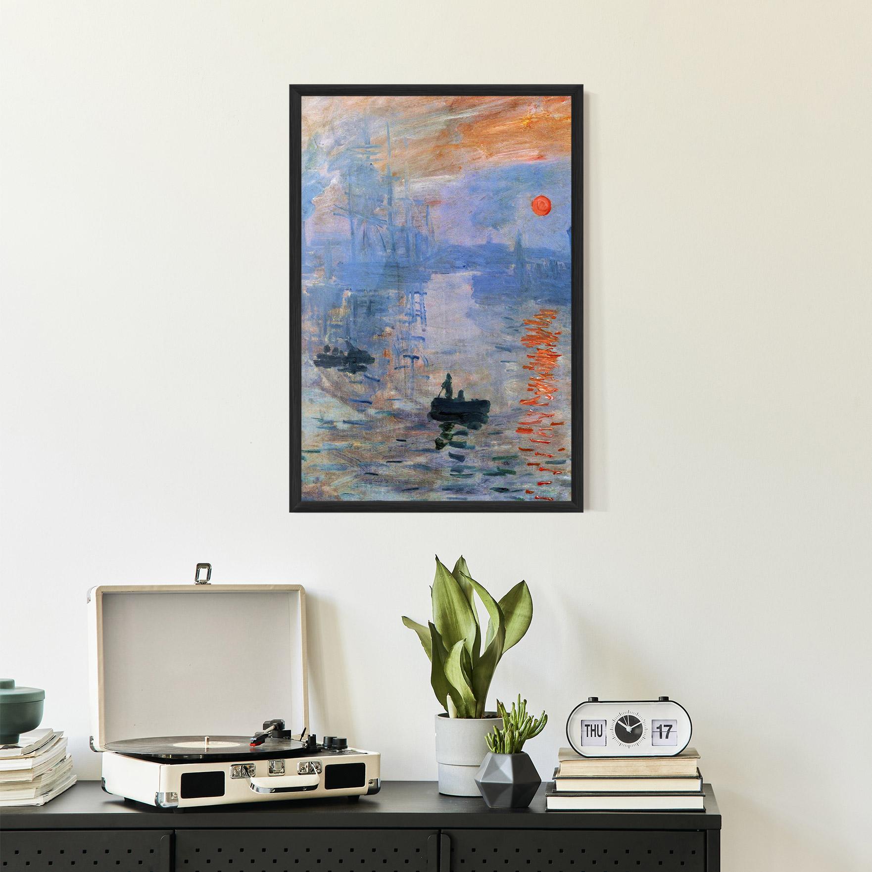 Keretezett Poszter Sunrise Painting mockup 2